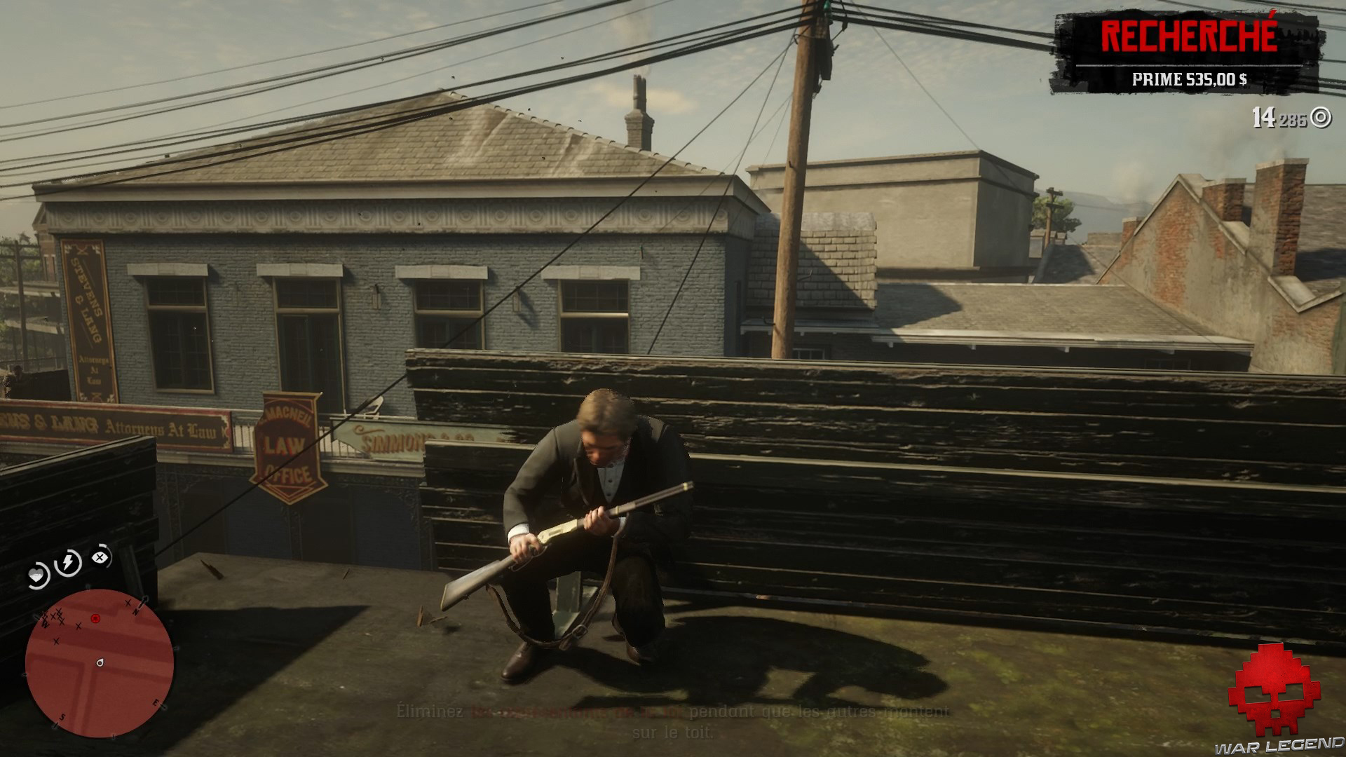 soluce red dead redemption 2 la banque cet ancien art américain arthur planqué sur les toits