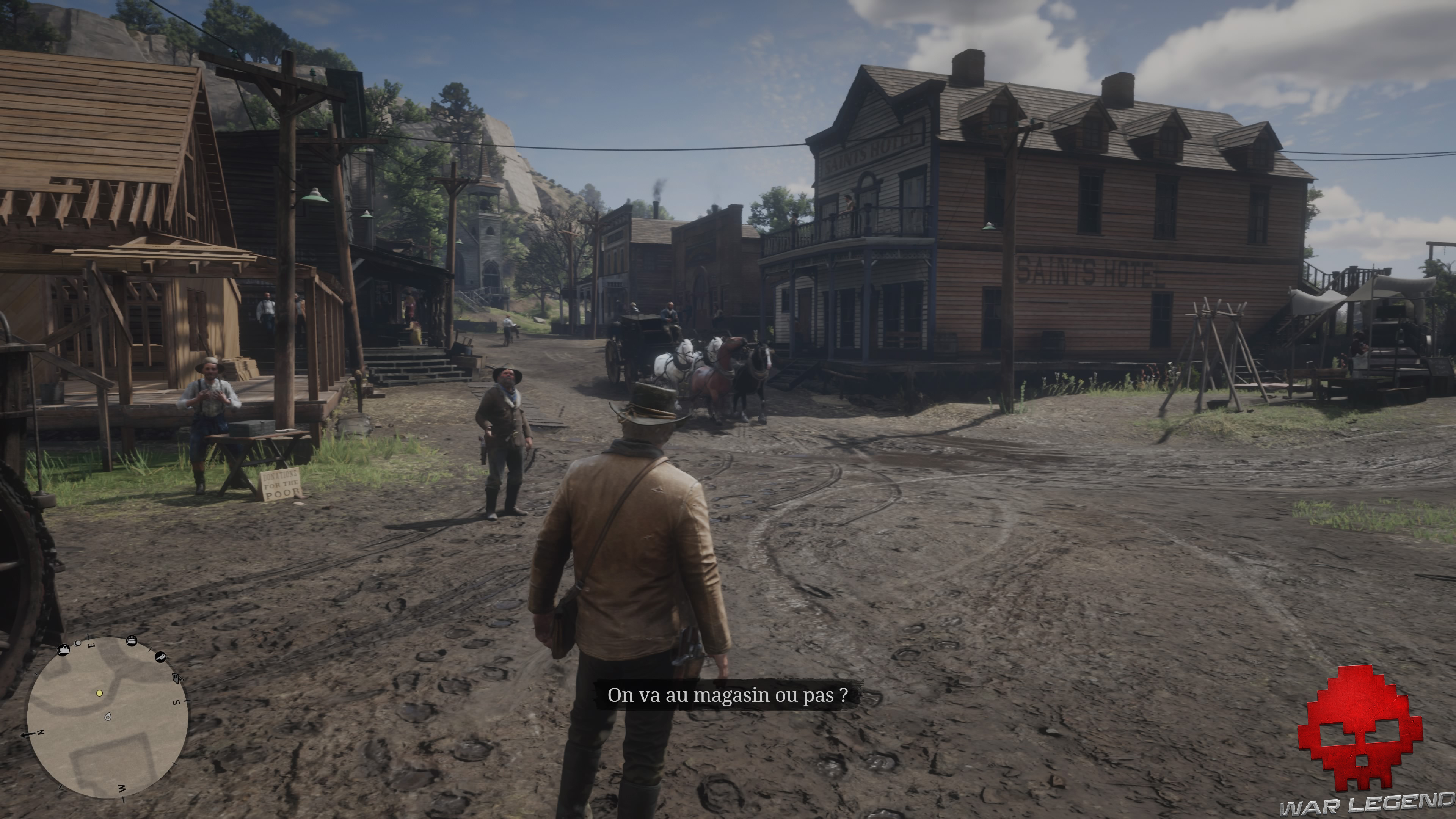 soluce red dead redemption 2 la bonne société façon valentine Valentine