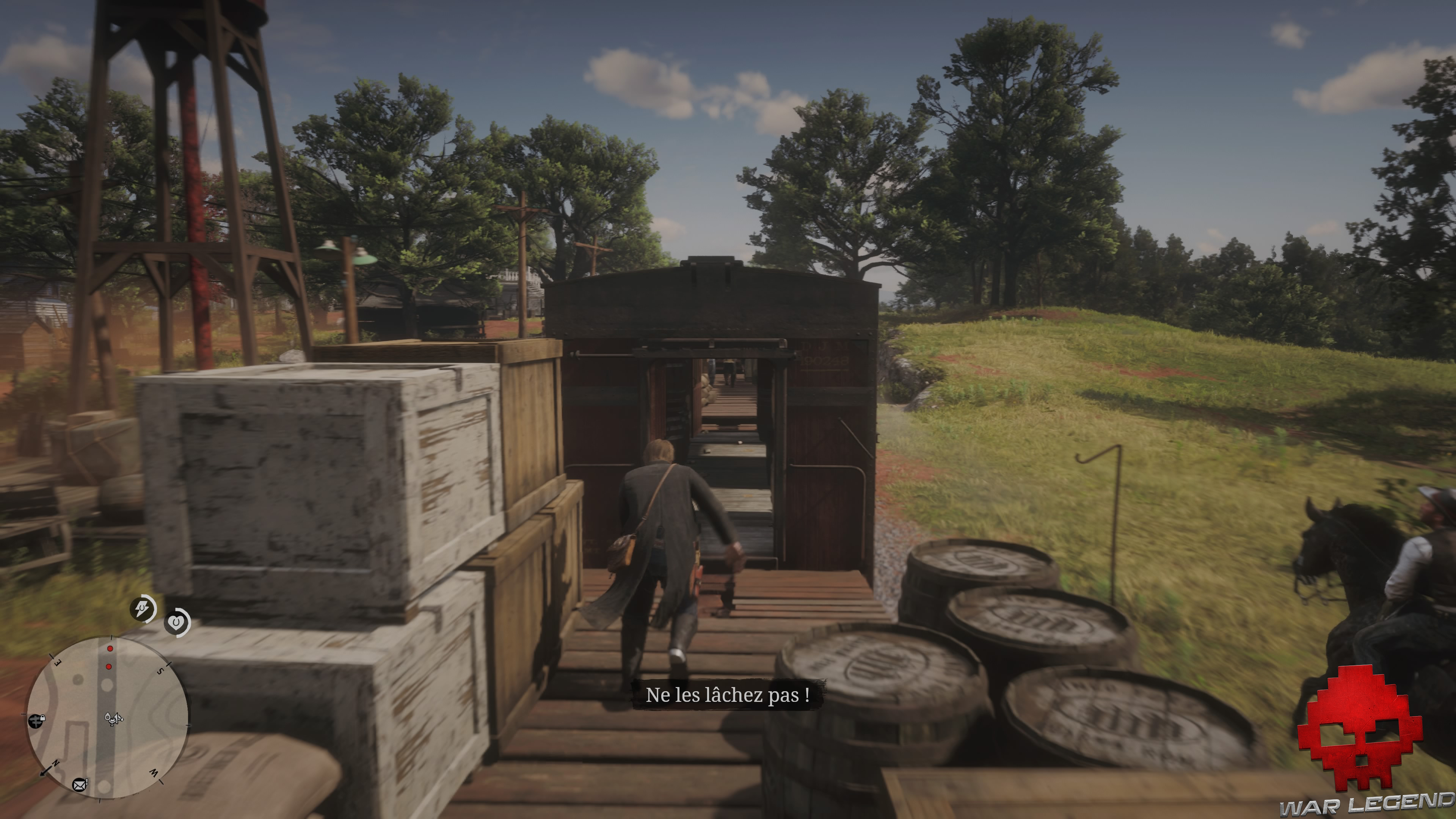  soluce red dead redemption 2 le sud nouveau arthur court dans un train