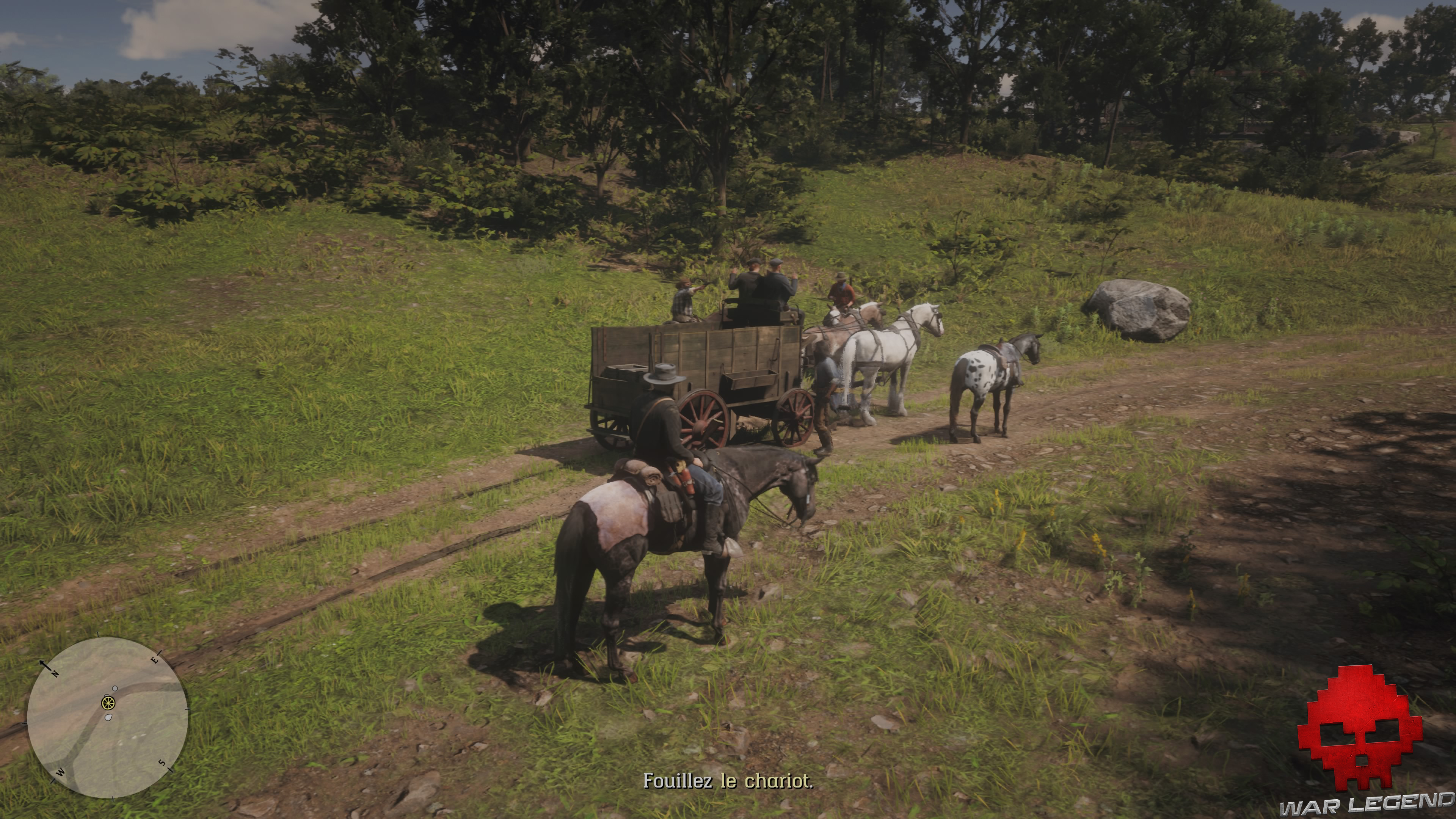 vignette soluce red dead redemption 2 l'erreur est humaine charriot de Cornwall