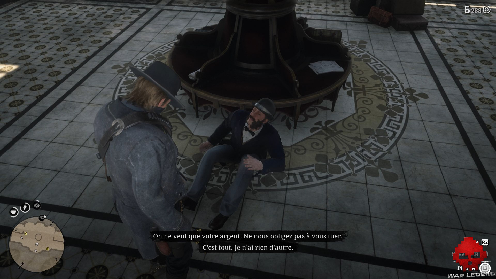 soluce red dead redemption 2 les plaisirs de la ville braquage d'une personne à terre