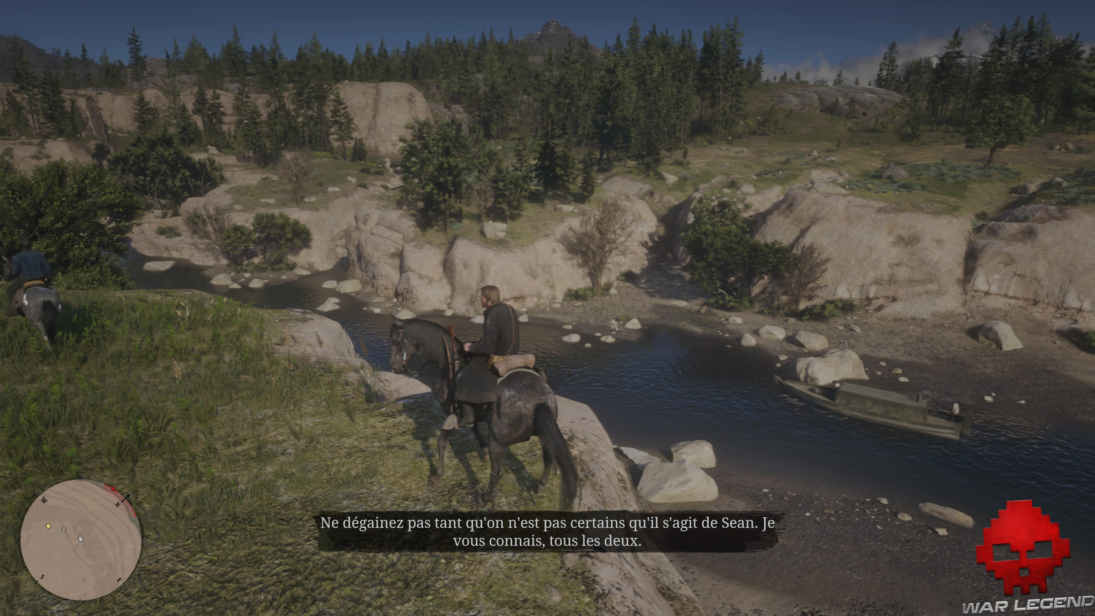 Soluce Red Dead Redemption 2 les premiers seront les derniers bateau sur la rivière