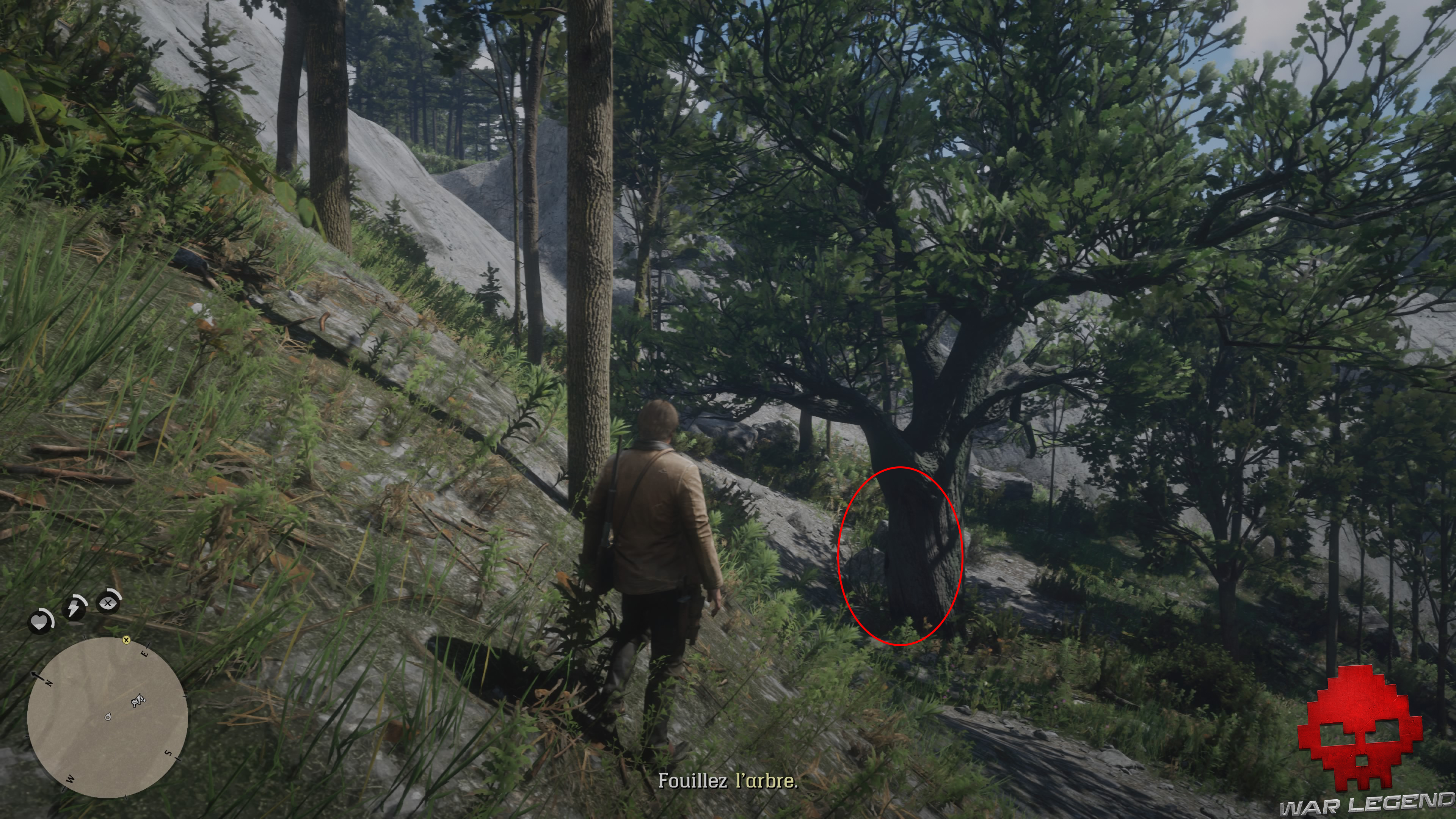 soluce red dead redemption 2 l'usure et autres péchés arbre contenant trésor