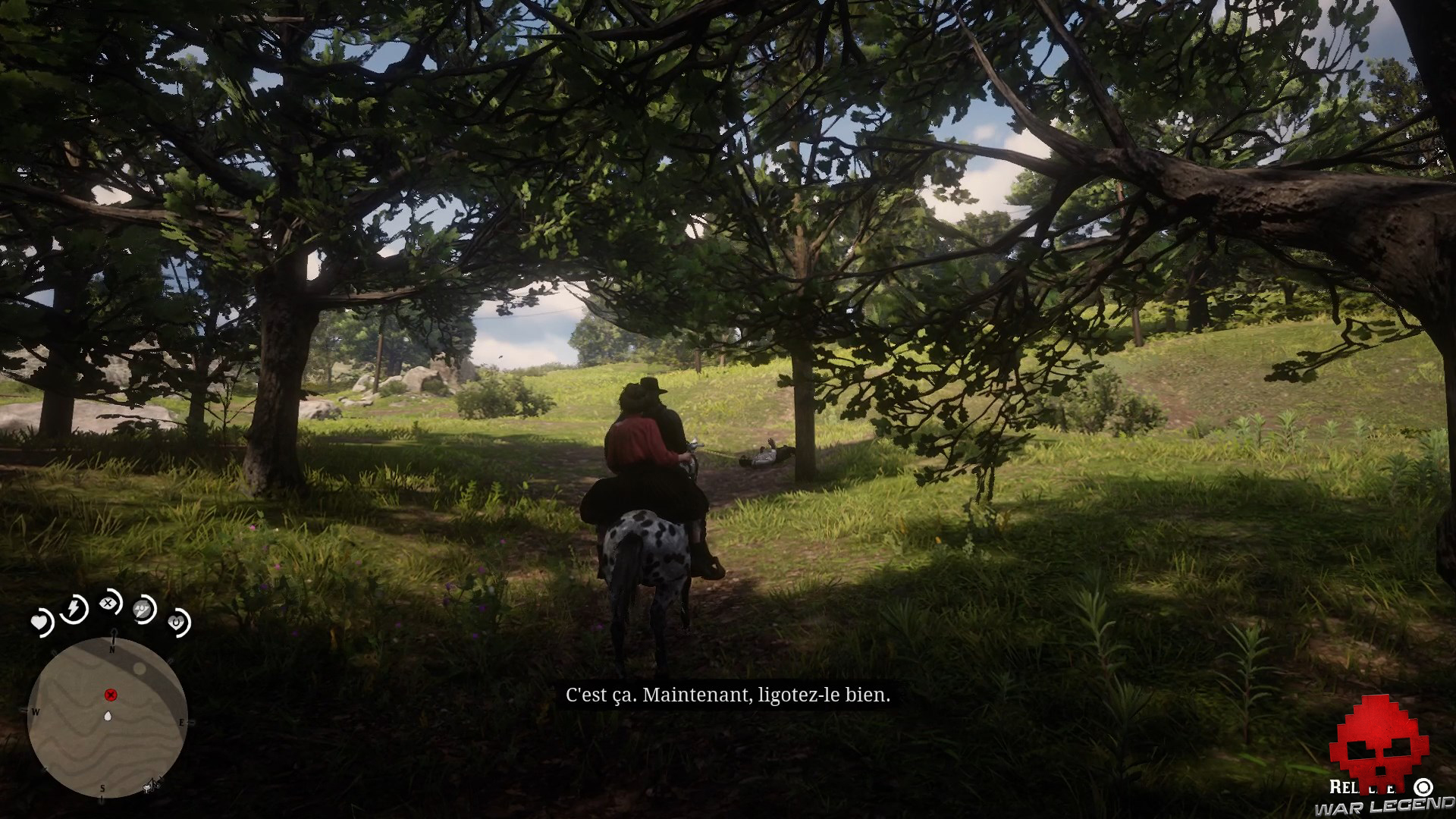 soluce red dead redemption 2 non non trois fois non boss foreman ligoté