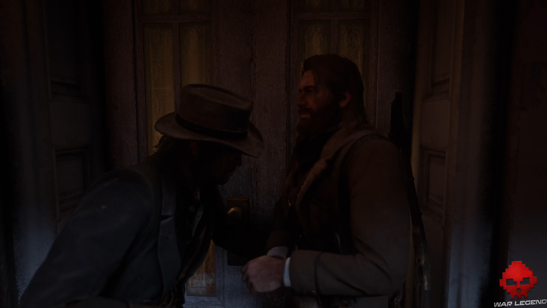 soluce red dead redemption 2 querelles d'hier et d'aujourd'hui arthur et john enfoncent une porte