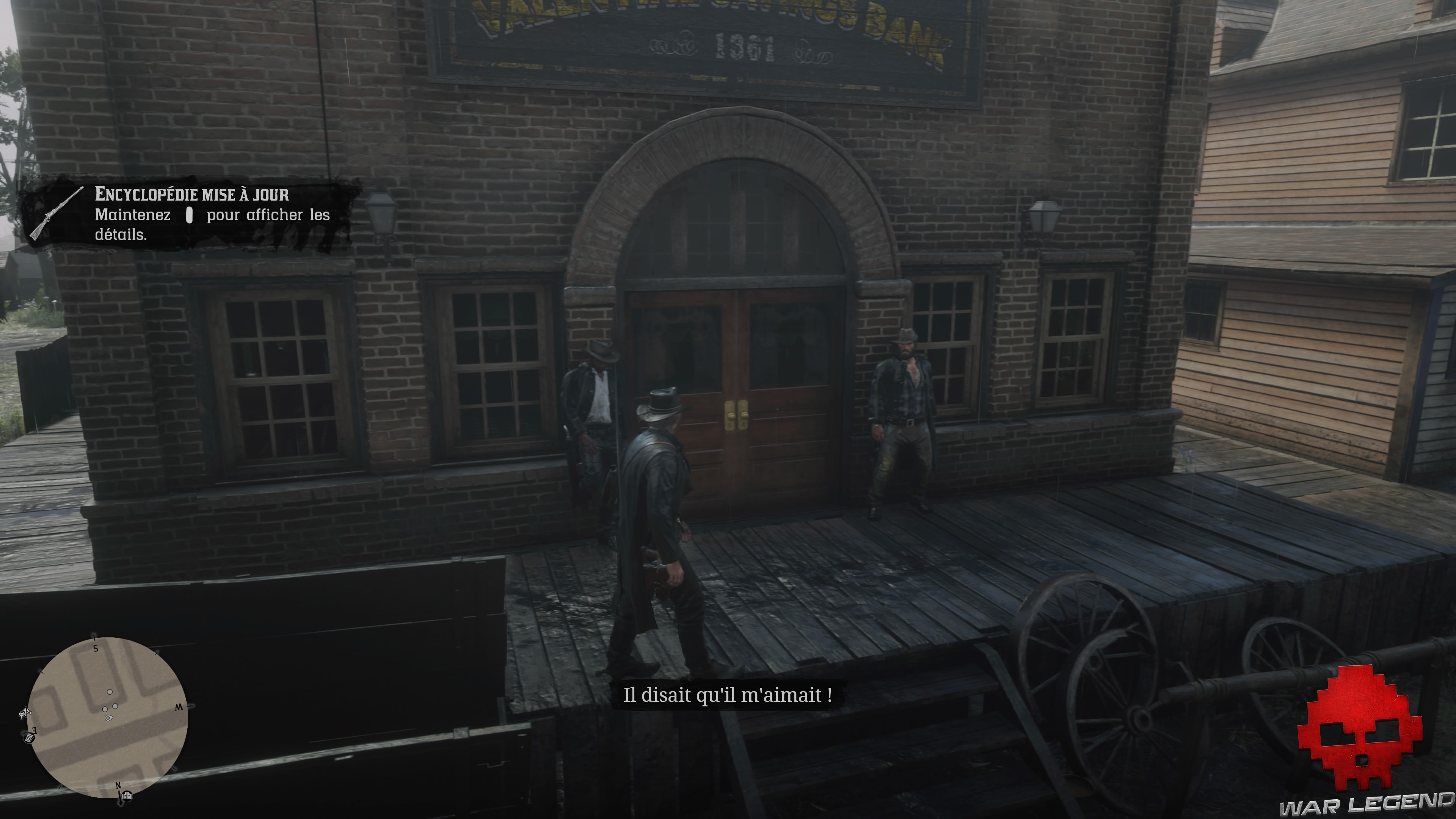 Vignettes soluce red dead redemption 2 sodome retour à gomorrhe entrée dans la banque