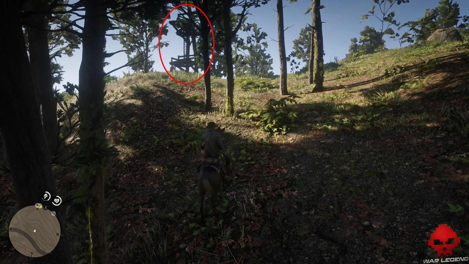 soluce red dead redemption 2 trésor de la piste empoisonnée tour de garde