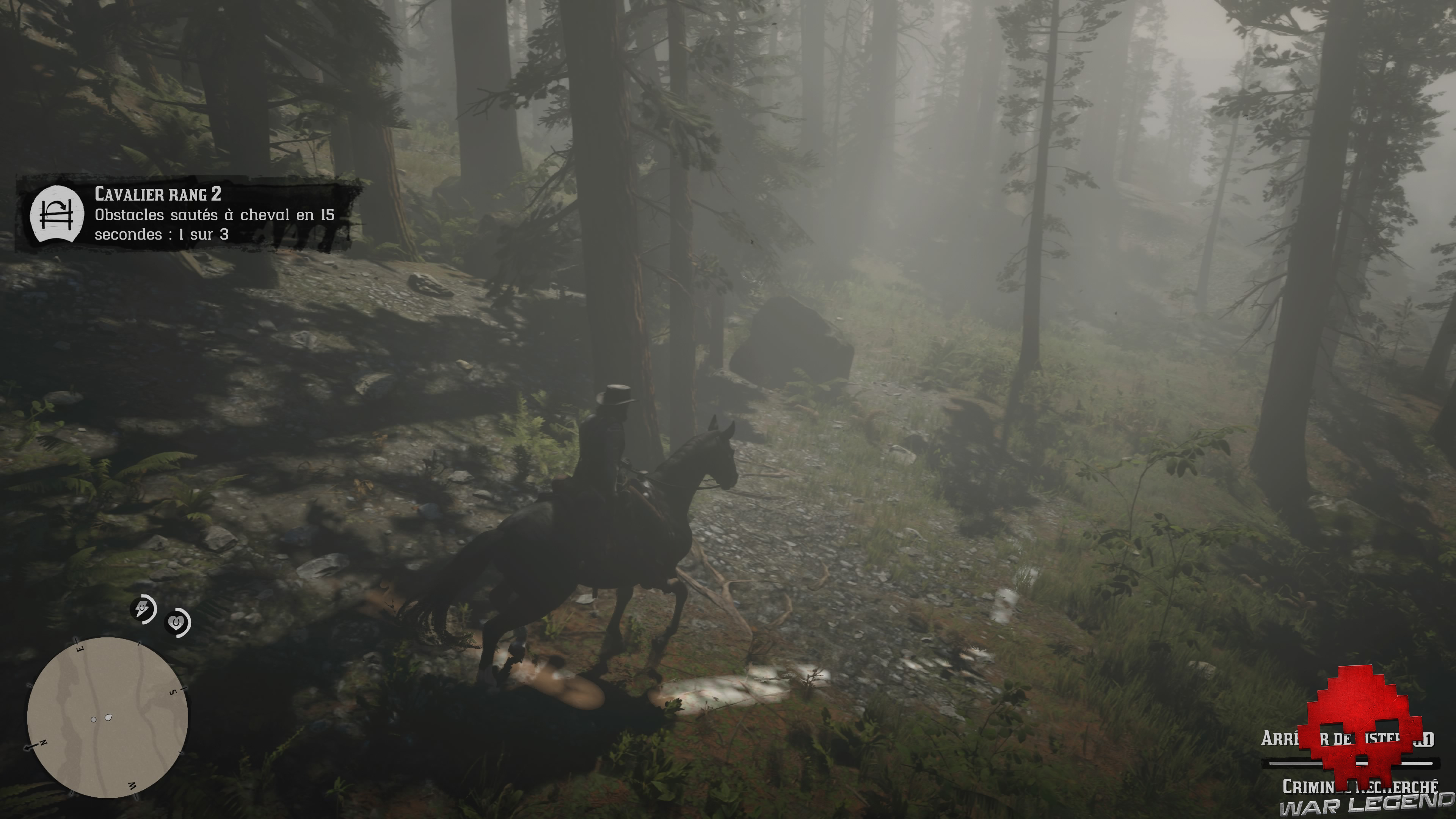 soluce red dead redemption 2 un ours mal léché piste en forêt