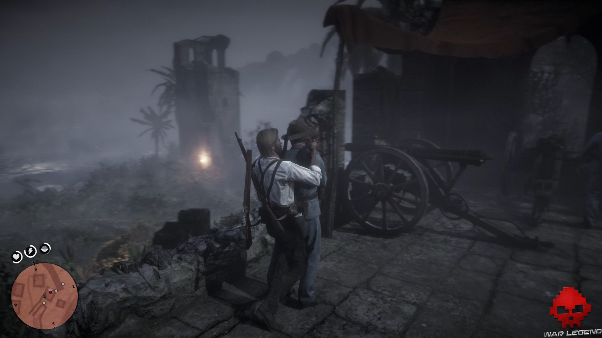 soluce red dead redemption 2 un paradis enfin perdu arthur poignarde un garde