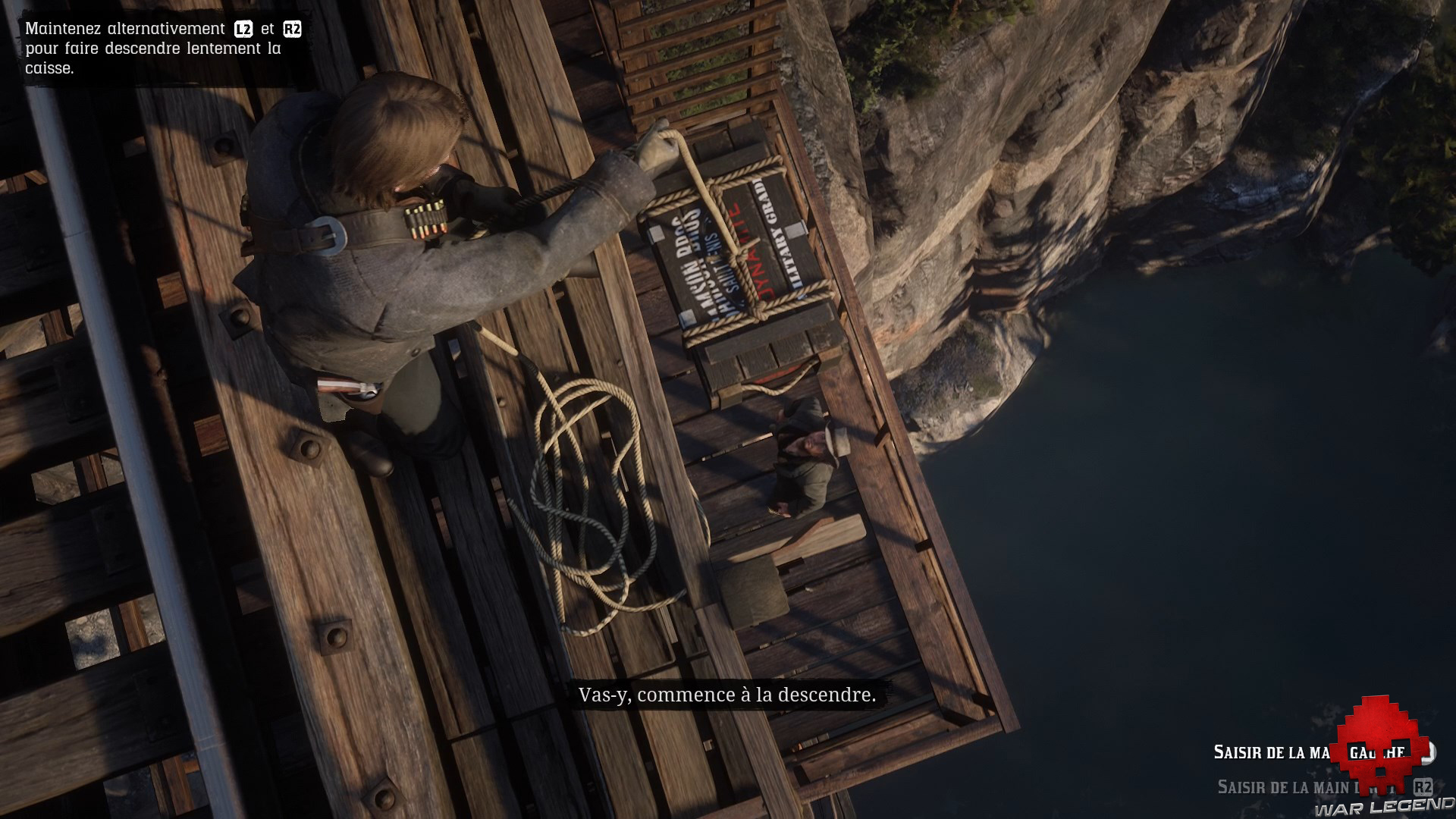 soluce red dead redemption 2 un pont qui ne mène à rien descente de caisse de dynamite