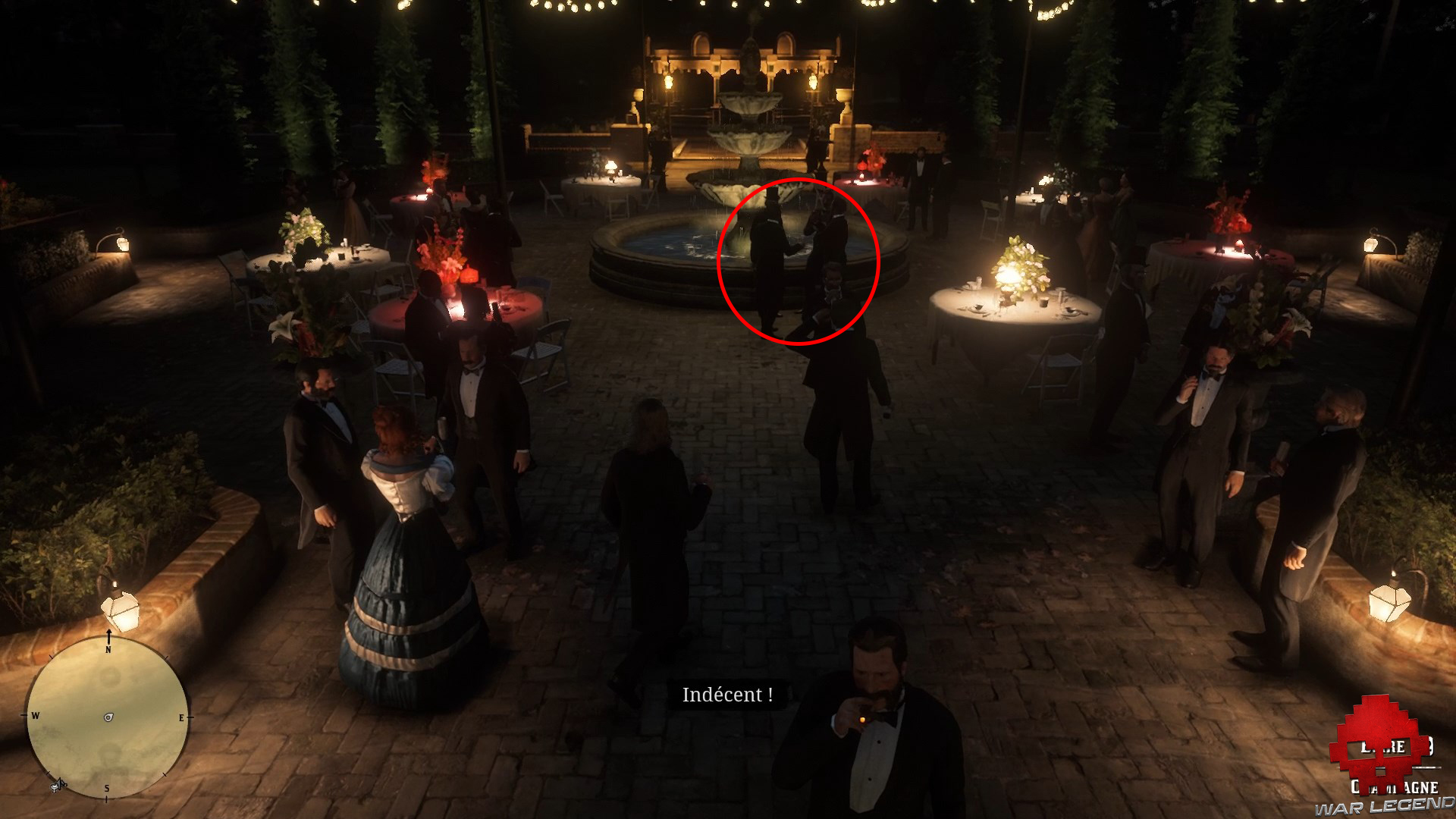 soluce red dead redemption 2 une cage dorée fête du maire de Saint-Denis