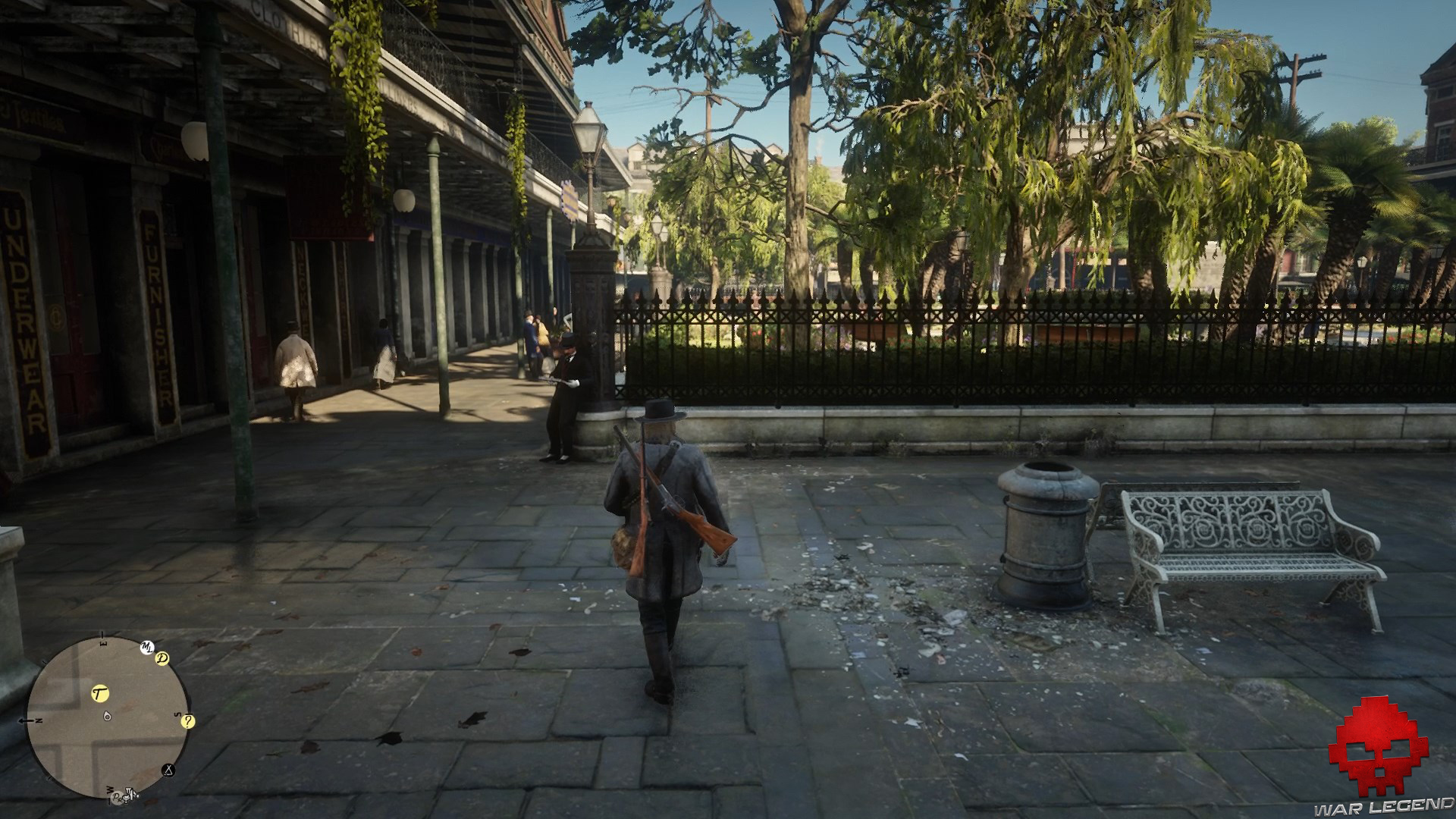 soluce red dead redemption 2 une longue nuit de déabuche Trelawny adossé à un poteau