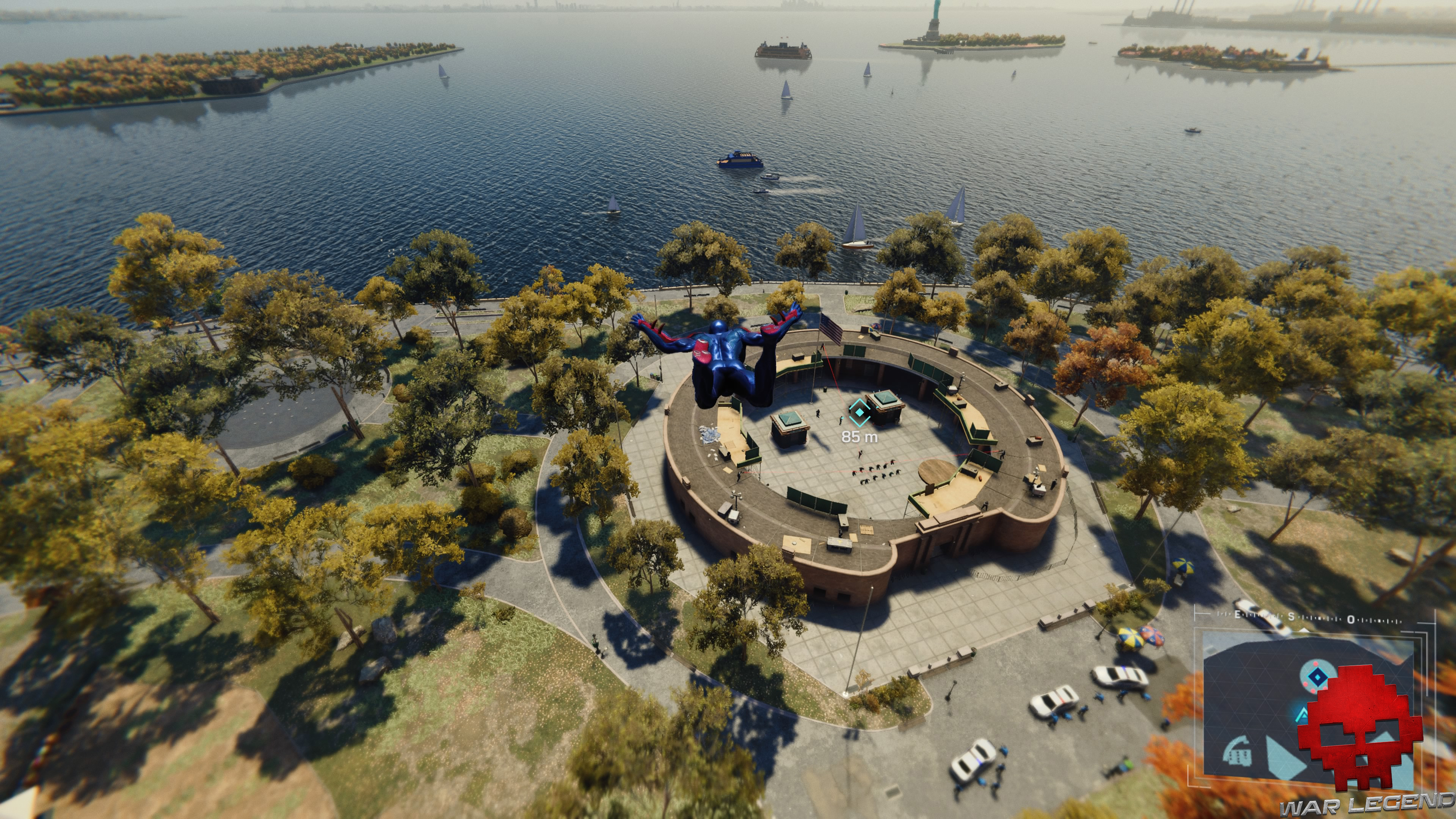 soluce spider-man chasse au sniper vol plané