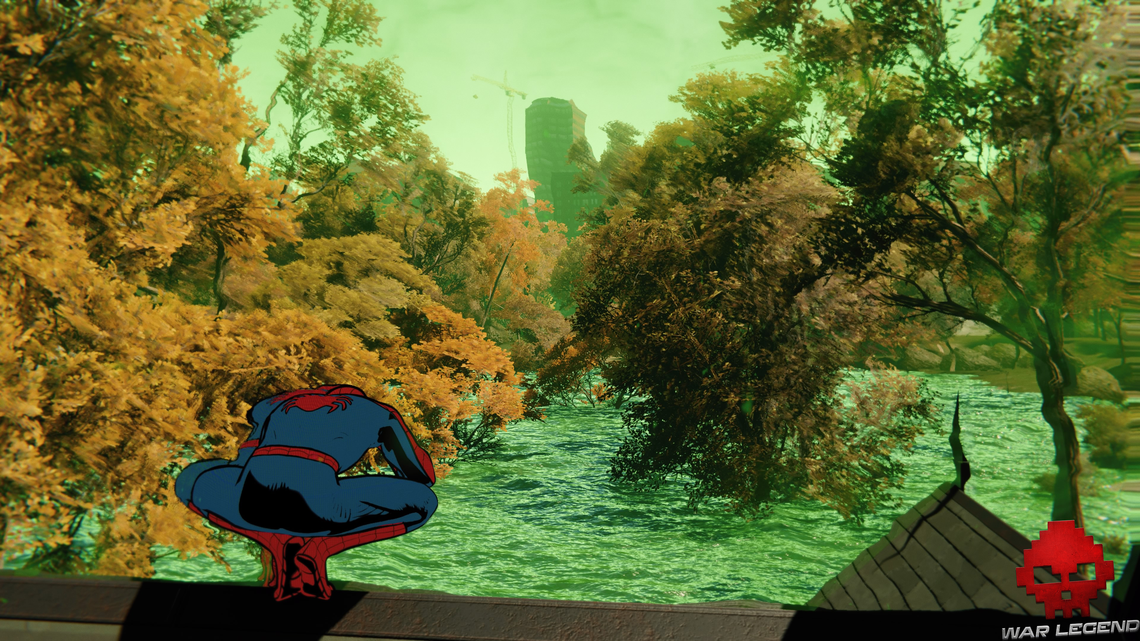 solution Spider-Man rues empoisonnées - mer verte