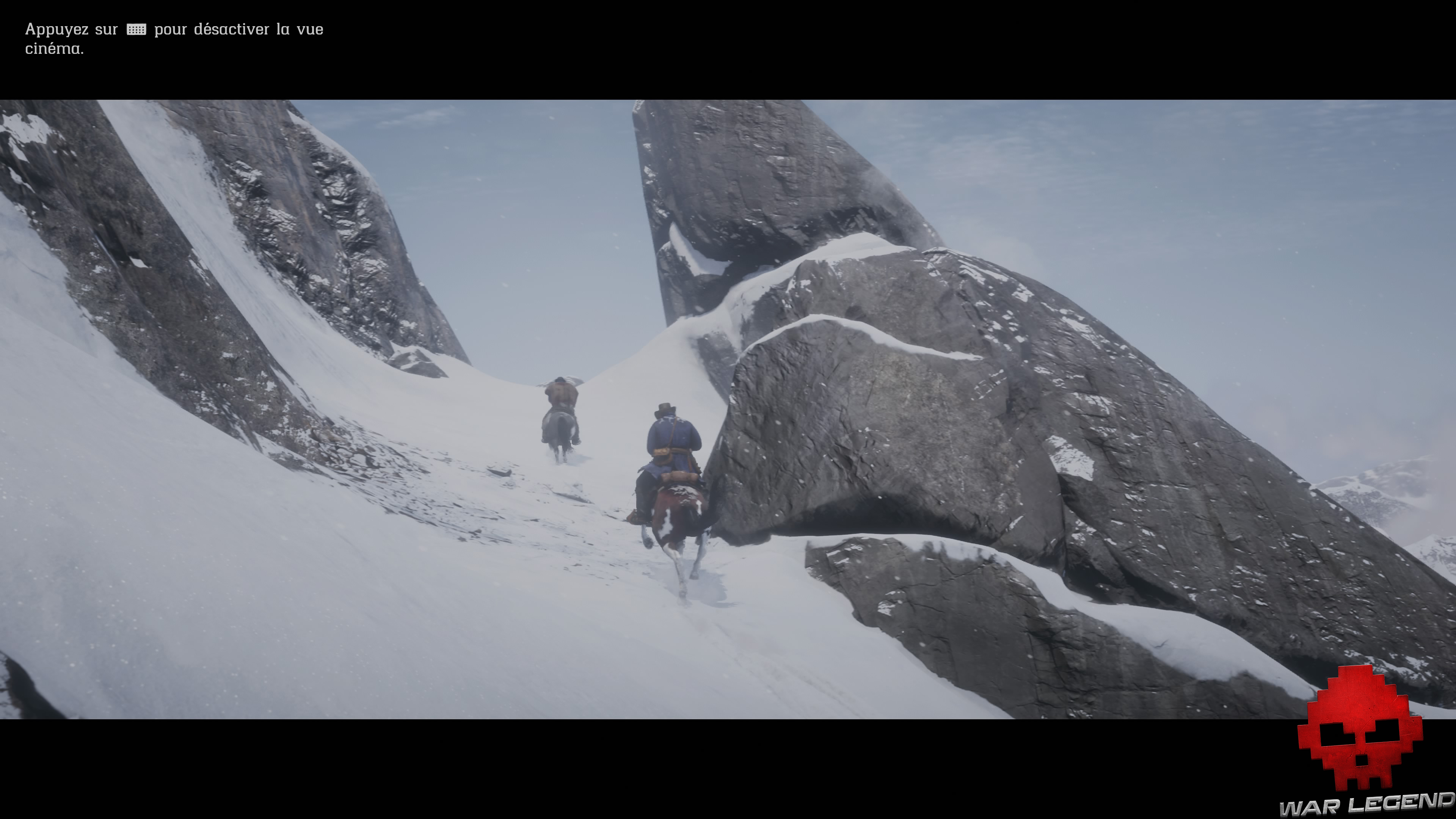 soluce red dead redemption 2 l'émergence d'un souvenir deux cavaliers dans la neige