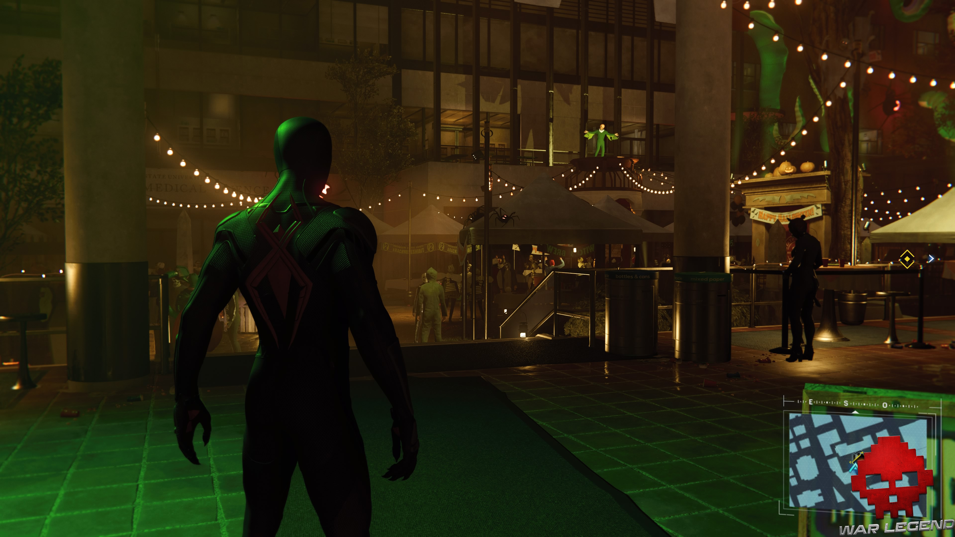 soluce spider-man bal du lycée homme déguisé en vulture