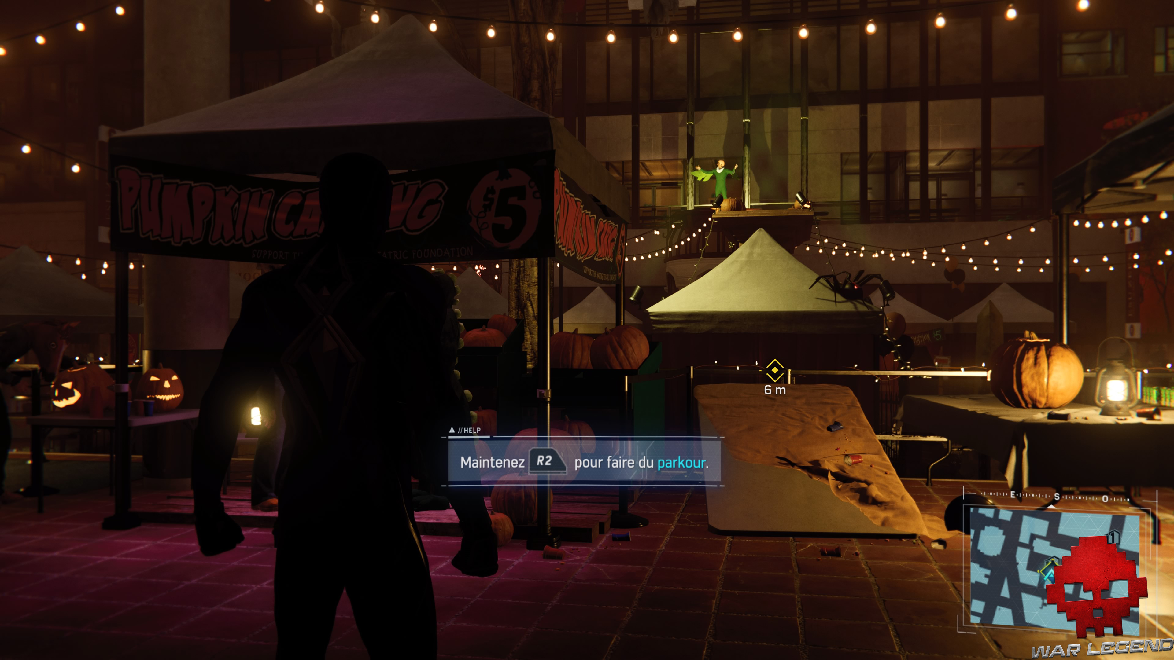 soluce spider-man bal du lycée rampe parkour