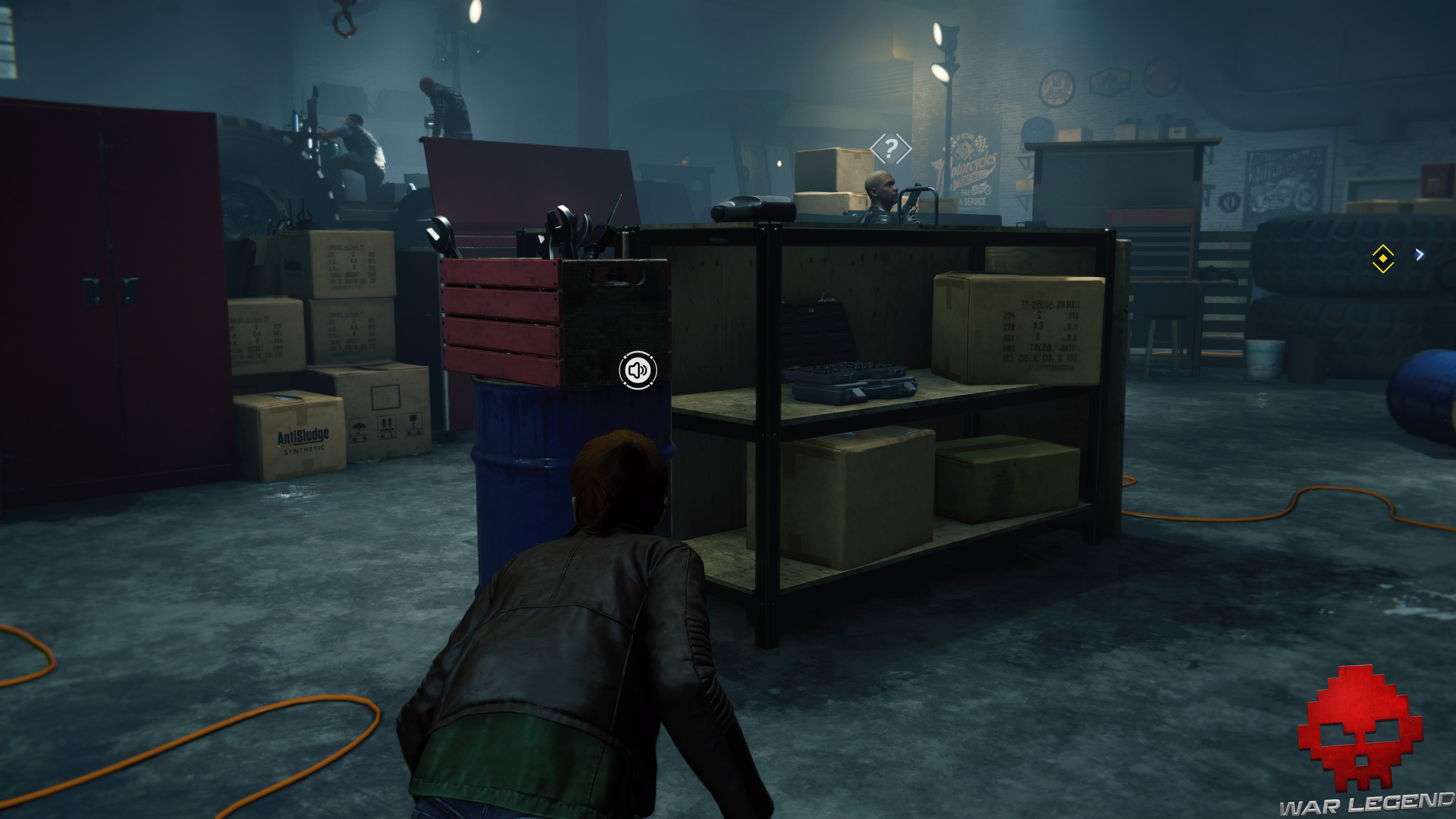 solution spider-man dîner aux chandelles marie-jane s'apprête à renverser une caisse à outils