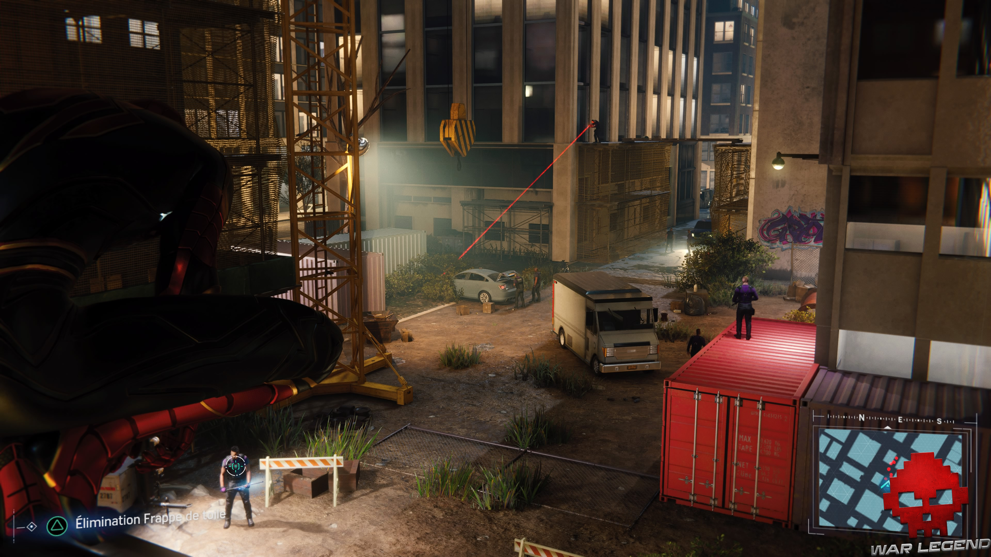 solution spider-man erreur fichier introuvable - Spider-Man inspecte un camp d'hommes de Fisk