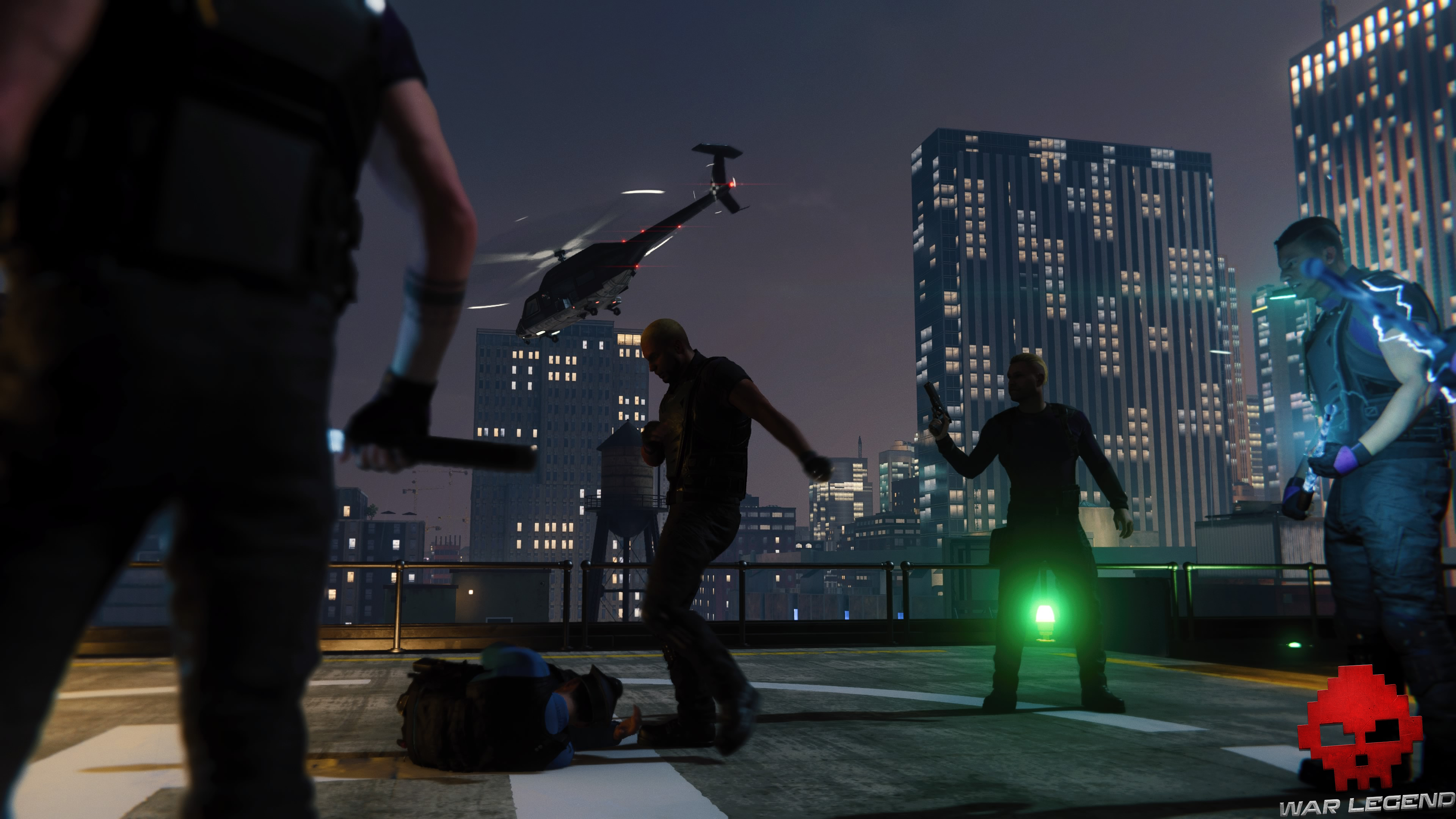 Vignettes solution spider-man erreur fichier introuvable - Toit du QG de police, hommes de Fisk prêts à l'action