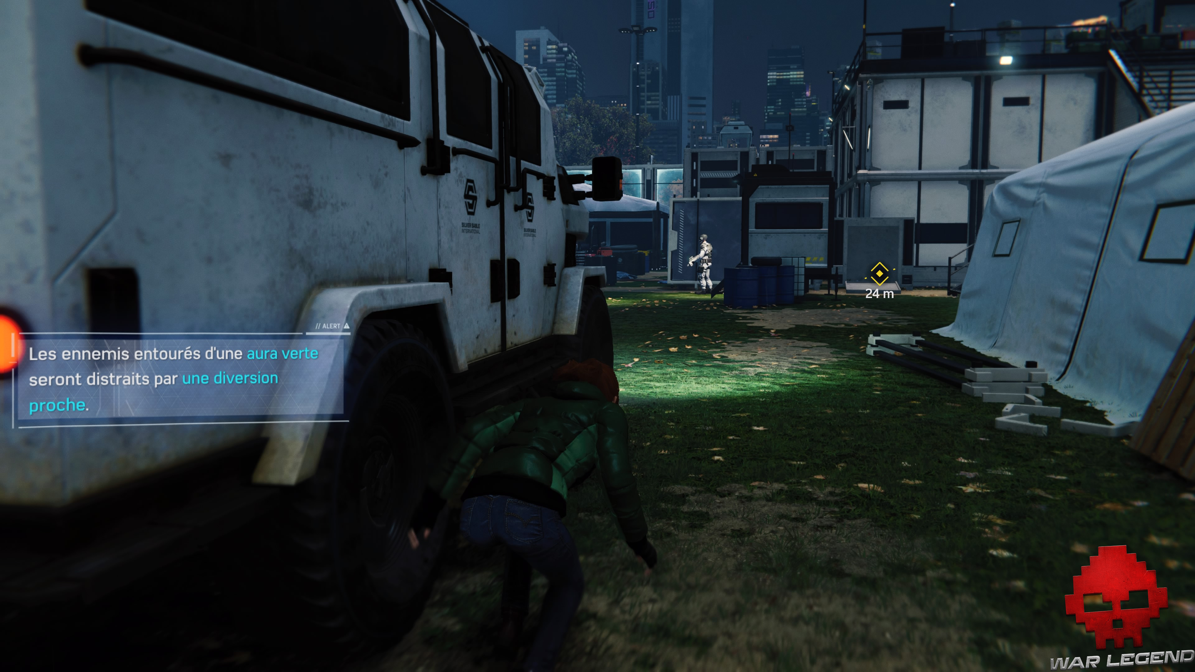 solution spider-man pas d'invitation MJ court le long d'une voiture