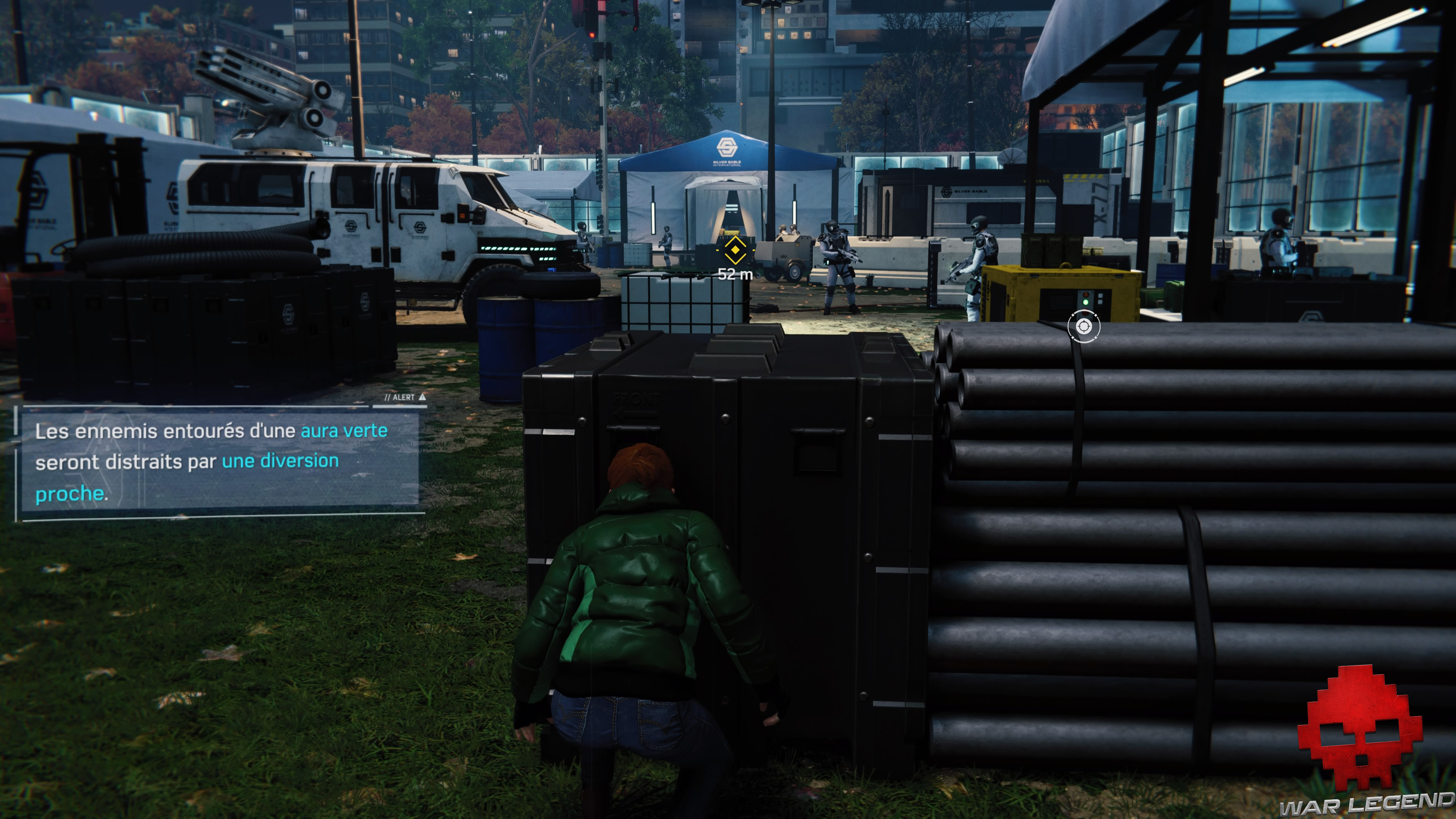 solution spider-man pas d'invitation camp de gardes de Sable