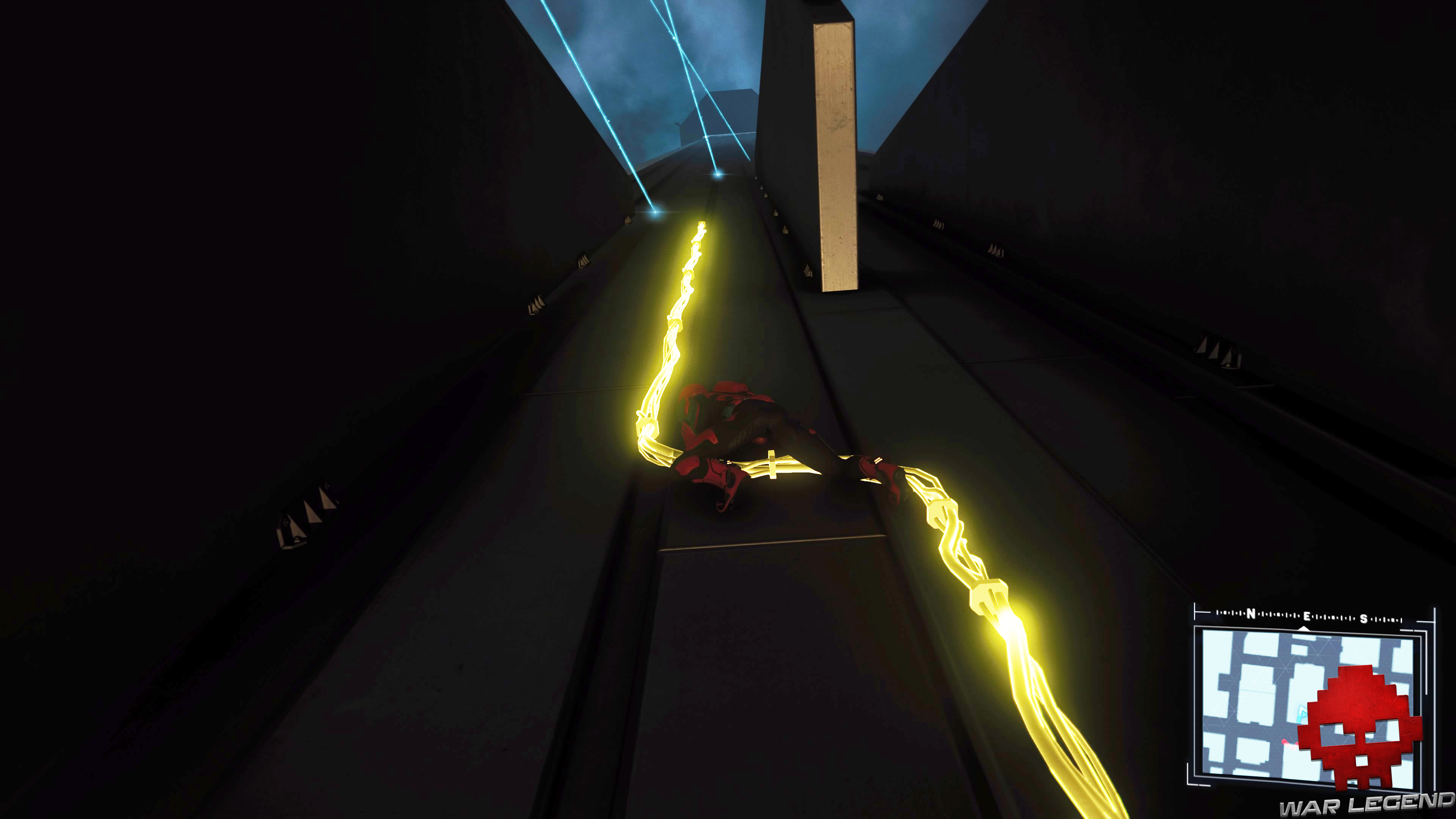 solution spider-man spider-pirate courant électrique et faisceaux lasers