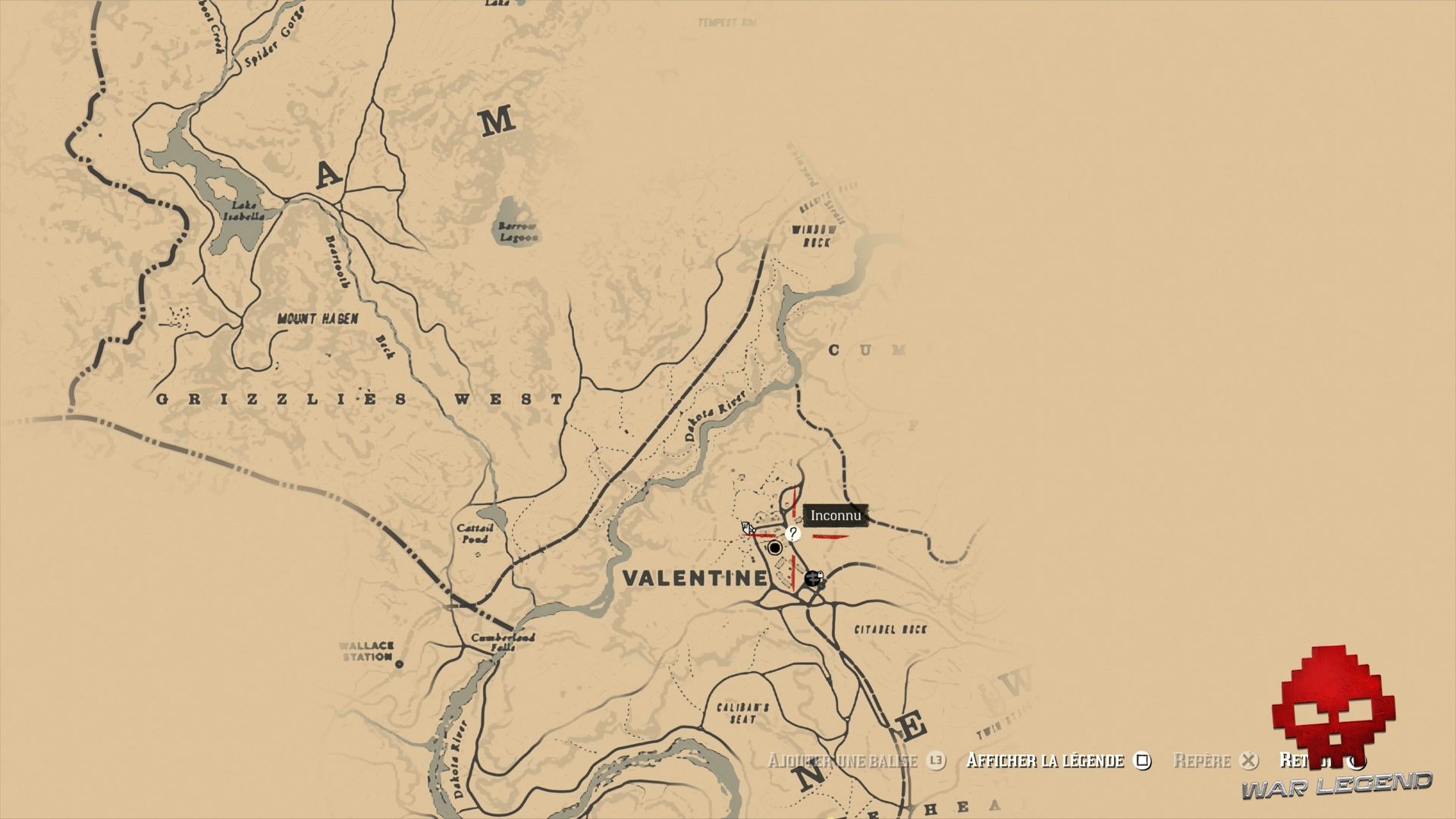 Soluce Red Dead Redemption 2 De grands hommes, et une femme emplacement sur la carte de Theodore Levin