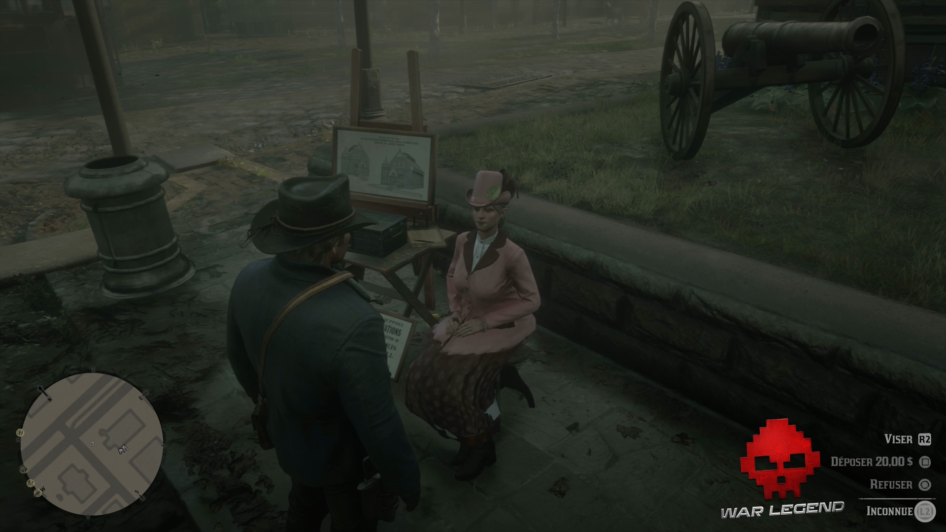 Soluce Red Dead Redemption 2 Collecte de fonds Arthur donne de l'argent pour la collecte