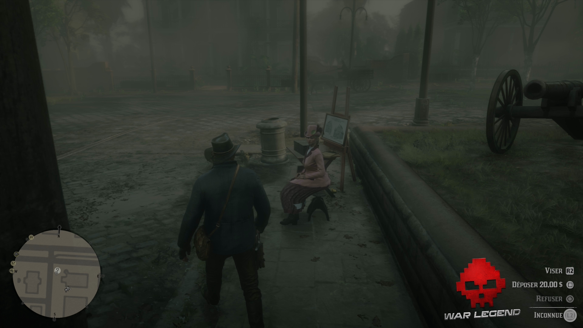 Soluce Red Dead Redemption 2 Collecte de fonds Une dame en rose organise une collecte de fonds pour une pension de vétérans