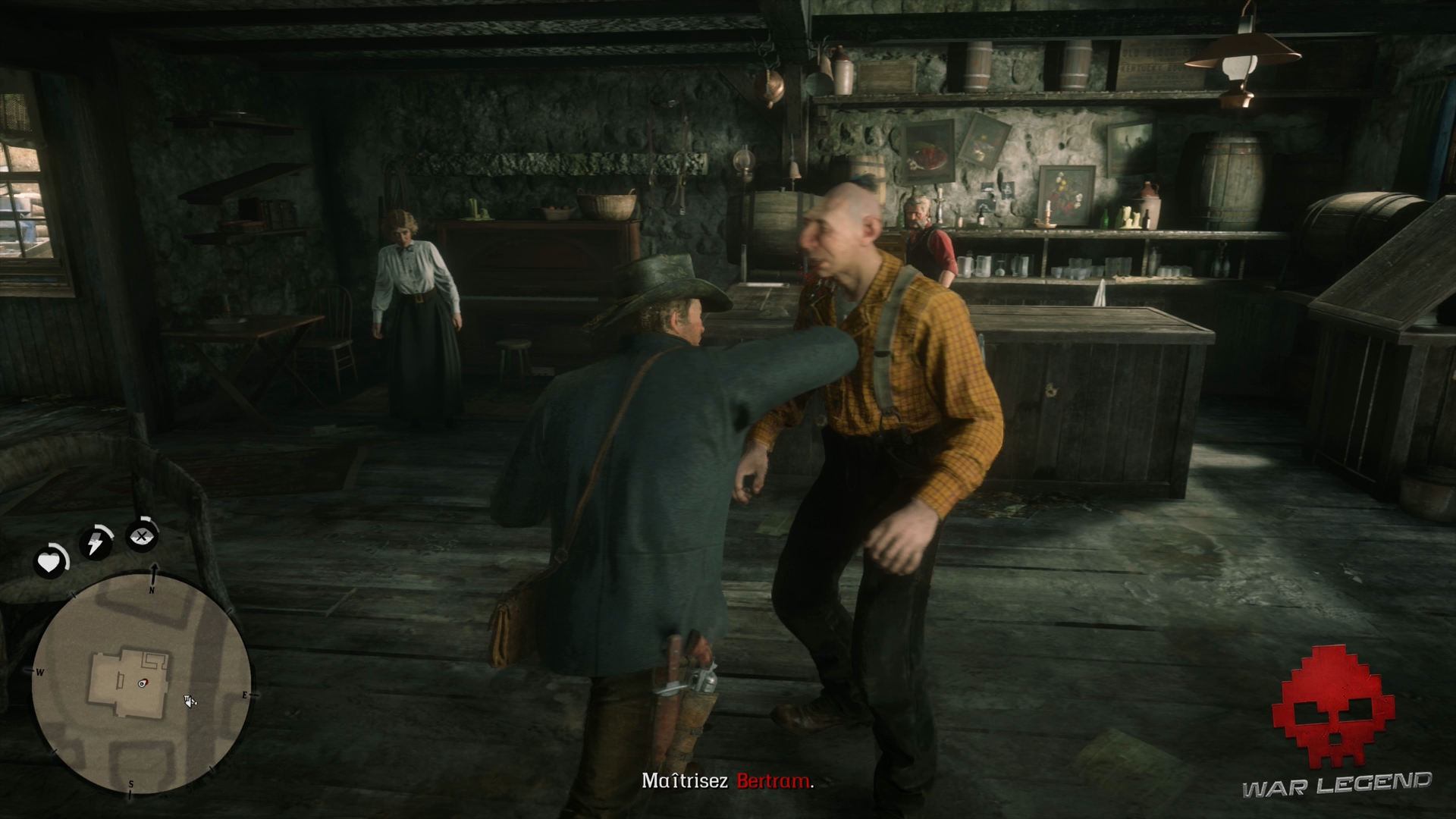 Soluce Red Dead Redemption 2 Maquillage et poudre d'escampette bagarre avec Bertram