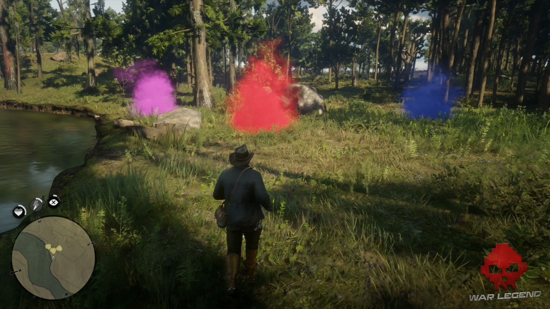 Soluce Red Dead Redemption 2 Maquillage et poudre d'escampette nuages de couleurs