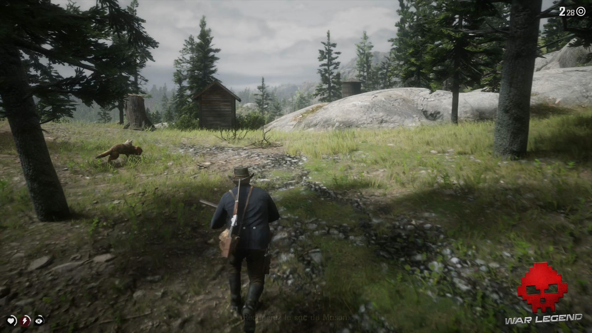 Soluce Red Dead Redemption 2 Photographies d'un pays idyllique Course poursuite avec un coyote voleur
