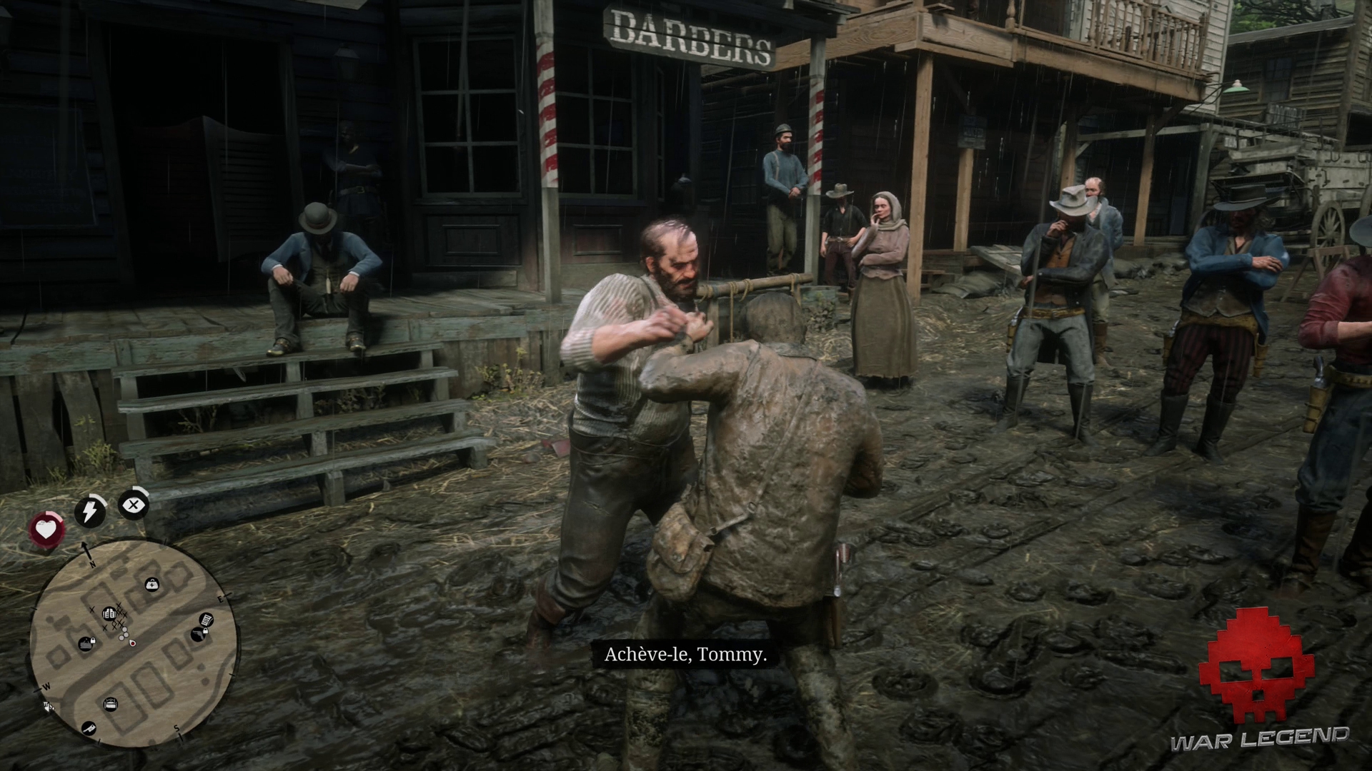 Soluce Red Dead Redemption 2 - Repos à l'américaine Arthur pare le coup de Tommy