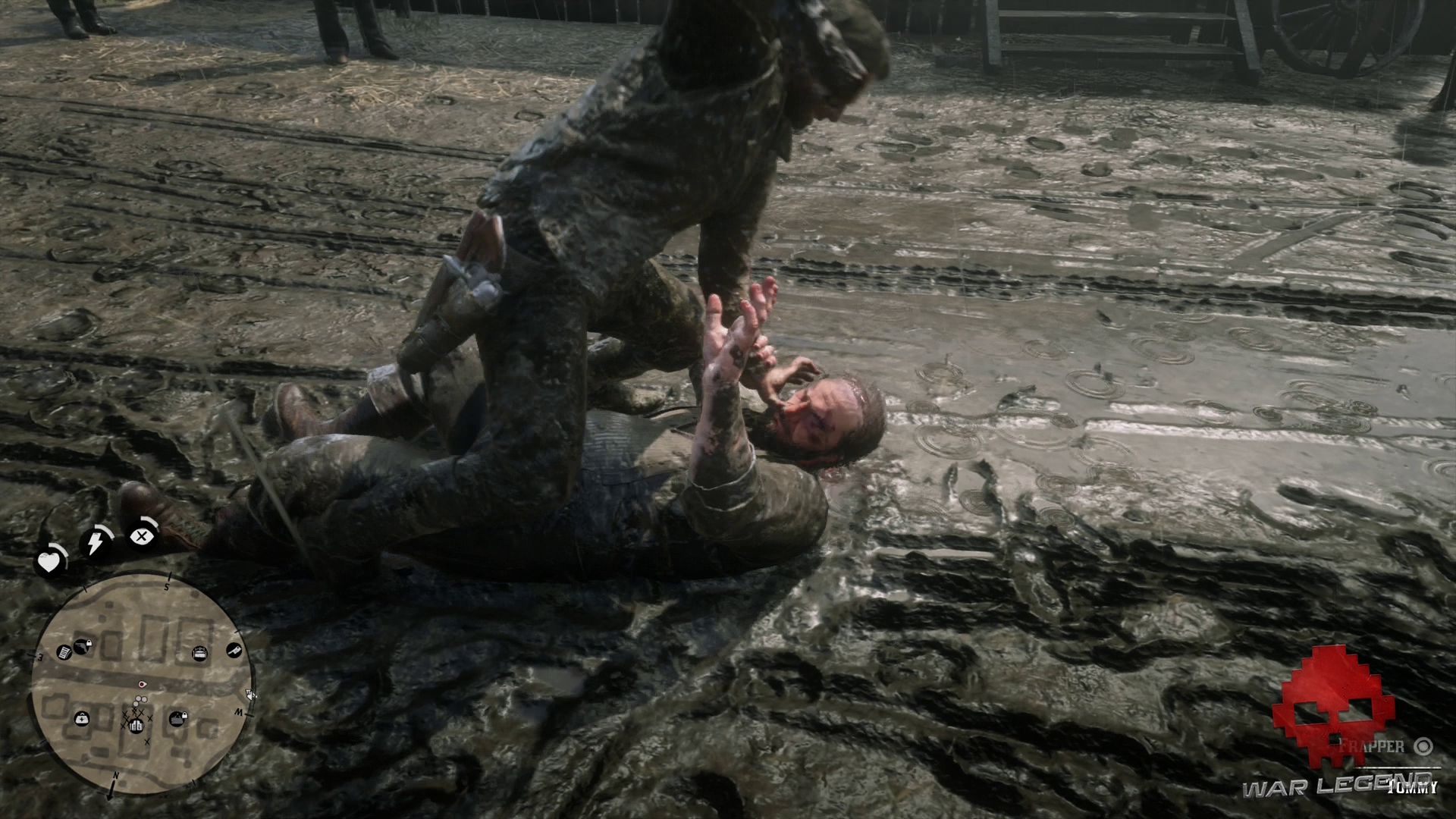 Soluce Red Dead Redemption 2 - Repos à l'américaine Morgan frappe Tommy au sol