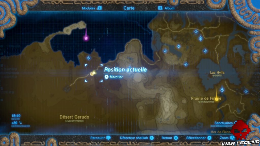 Soluce The Legend of Zelda Breath of the Wild Trouver tous les souvenirs