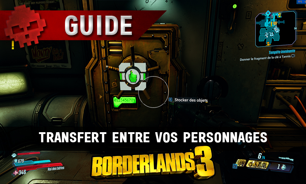 guide borderlands 3 transfert compte