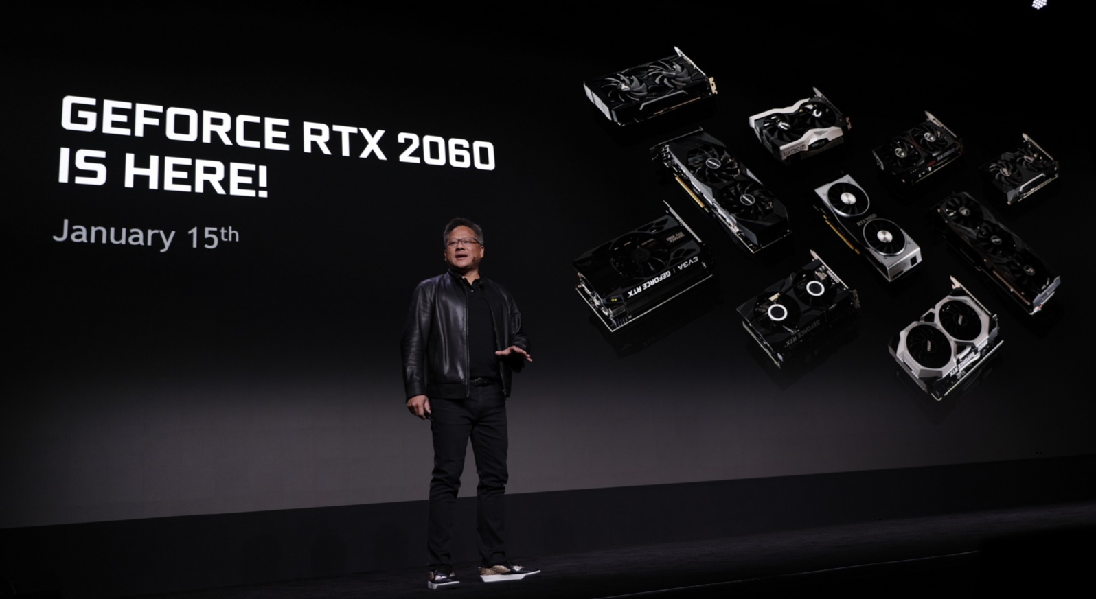 Jensen Huang à la Keynote NVIDIA du CES 2019