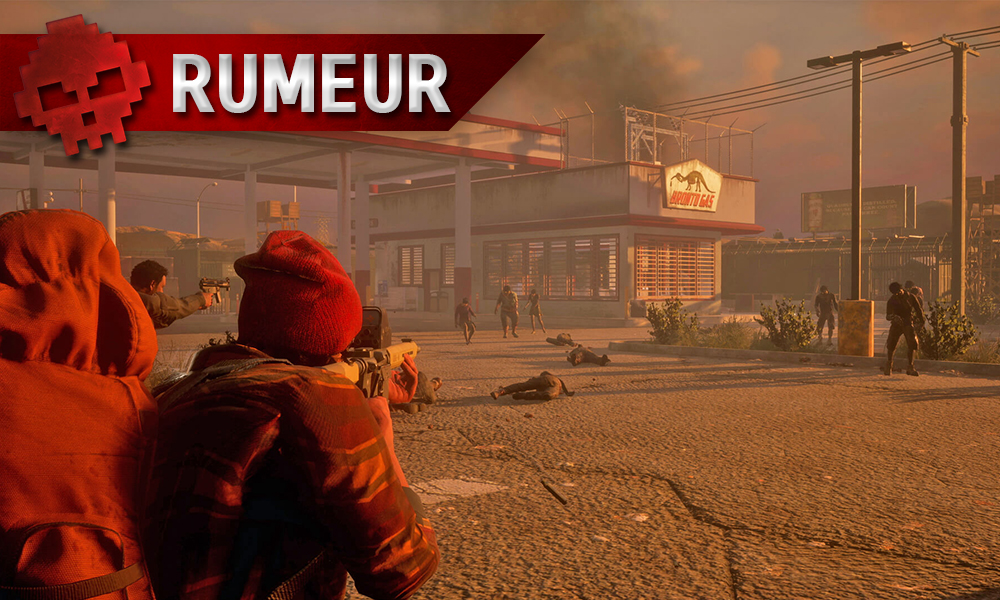 Deux joueurs à l'assault d'une station essence infestée de zombies