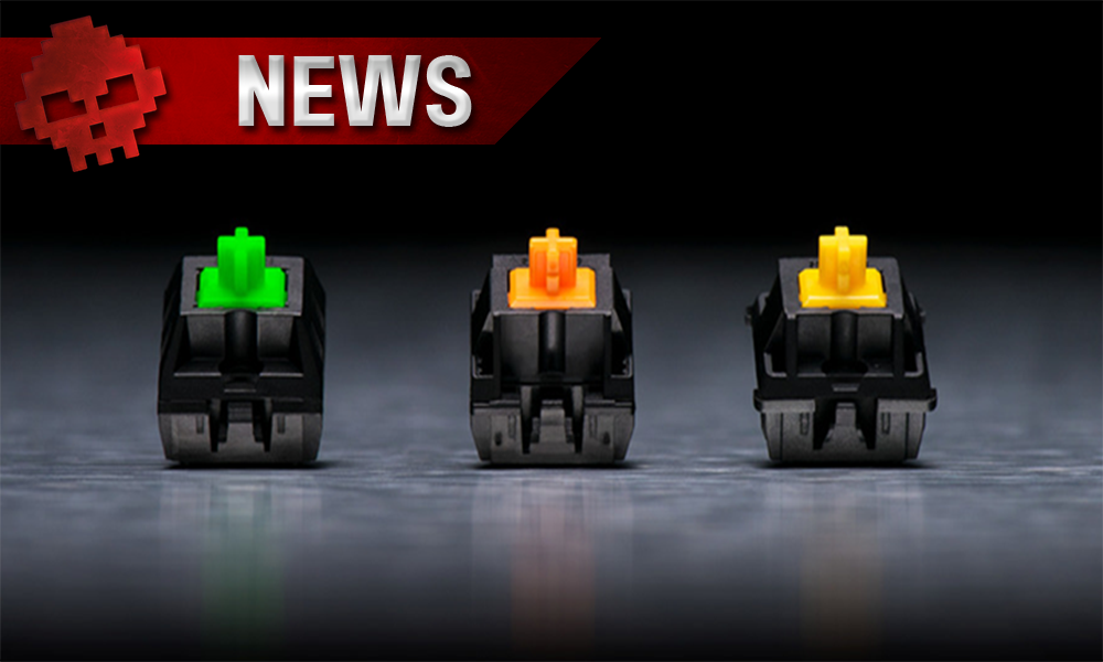 Les switchs Razer Green, Orange et Yellow