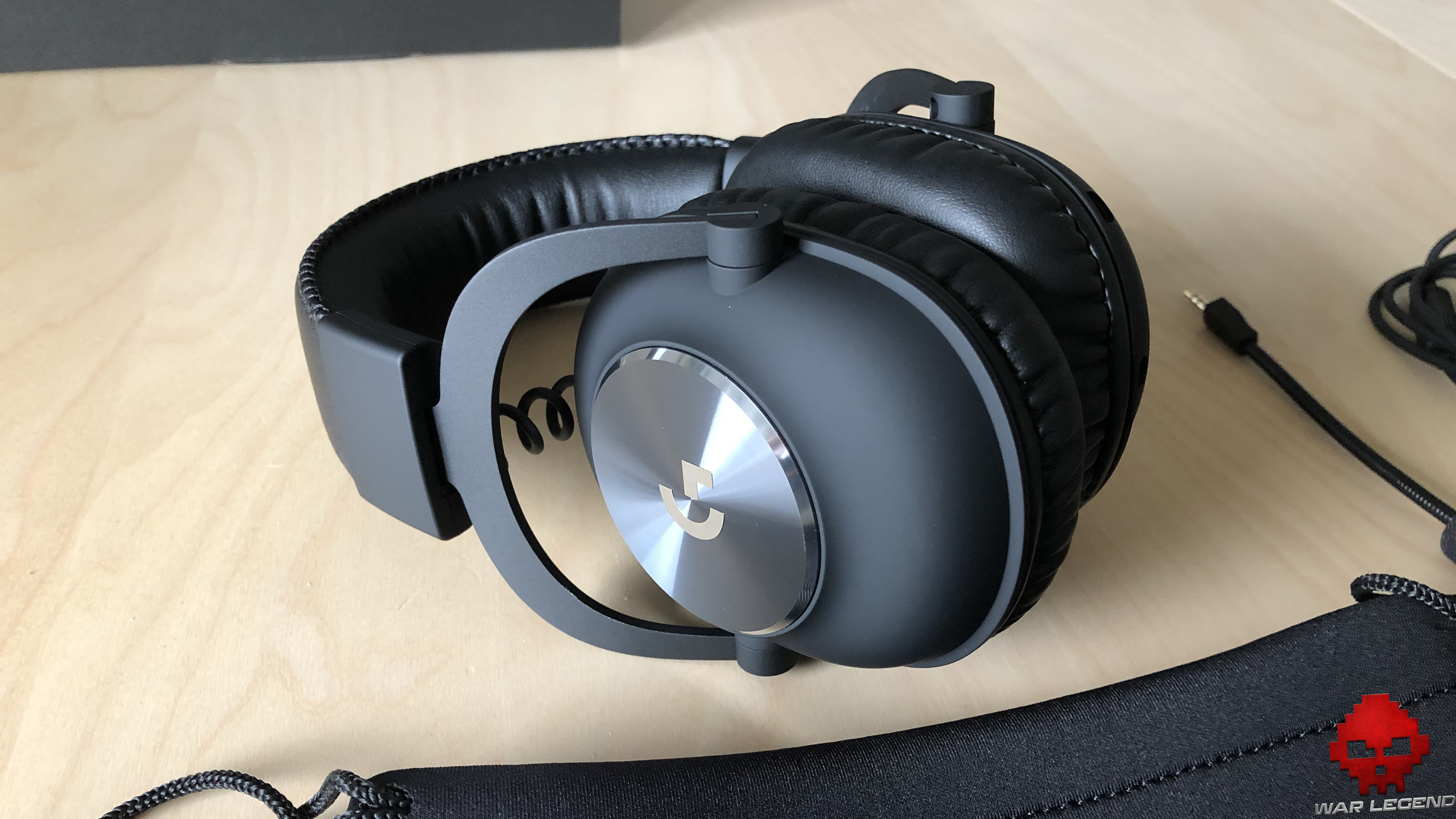 test logitech g pro x casque à plat