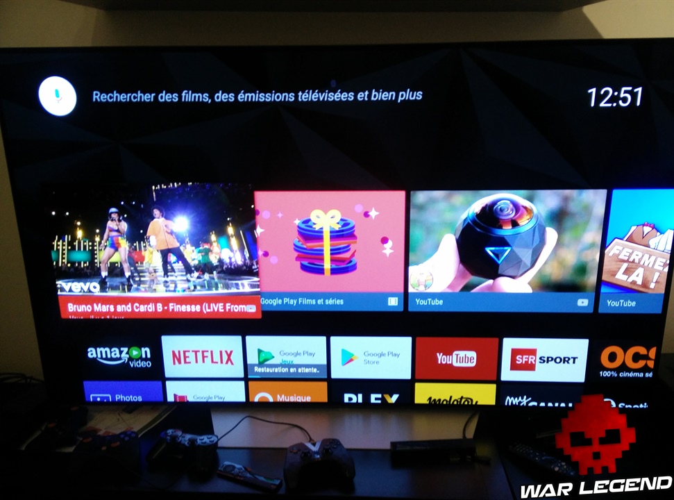 Aperçu du media center