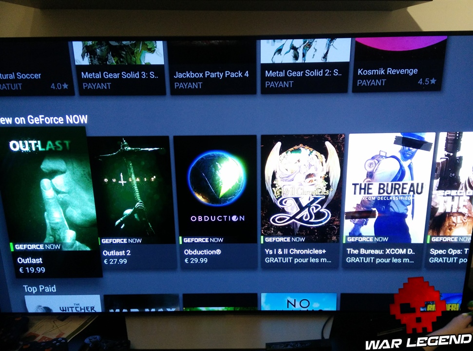 Aperçu du GeForce Now