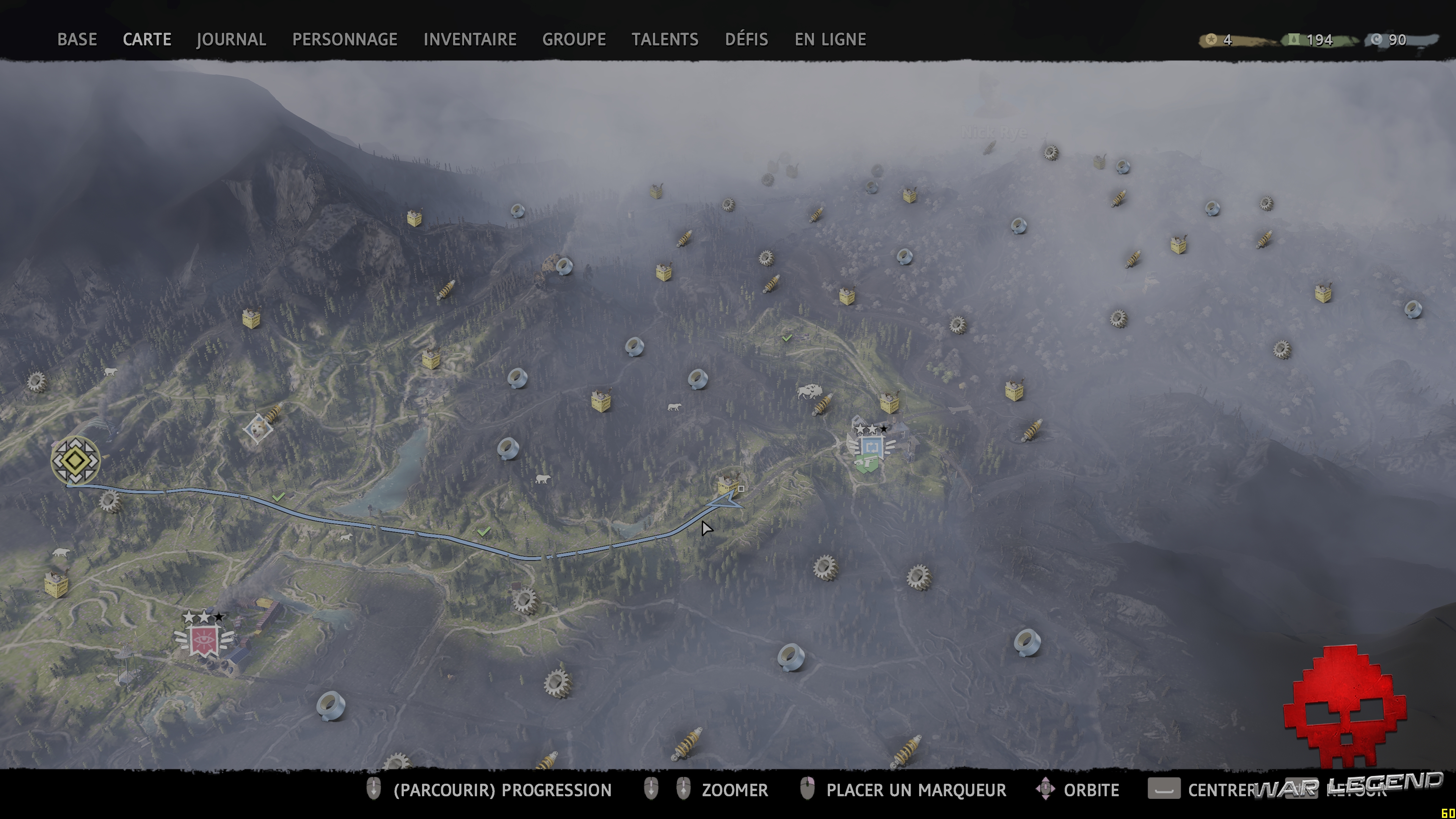 Test Far Cry: New Dawn - carte des ressources à récupérer
