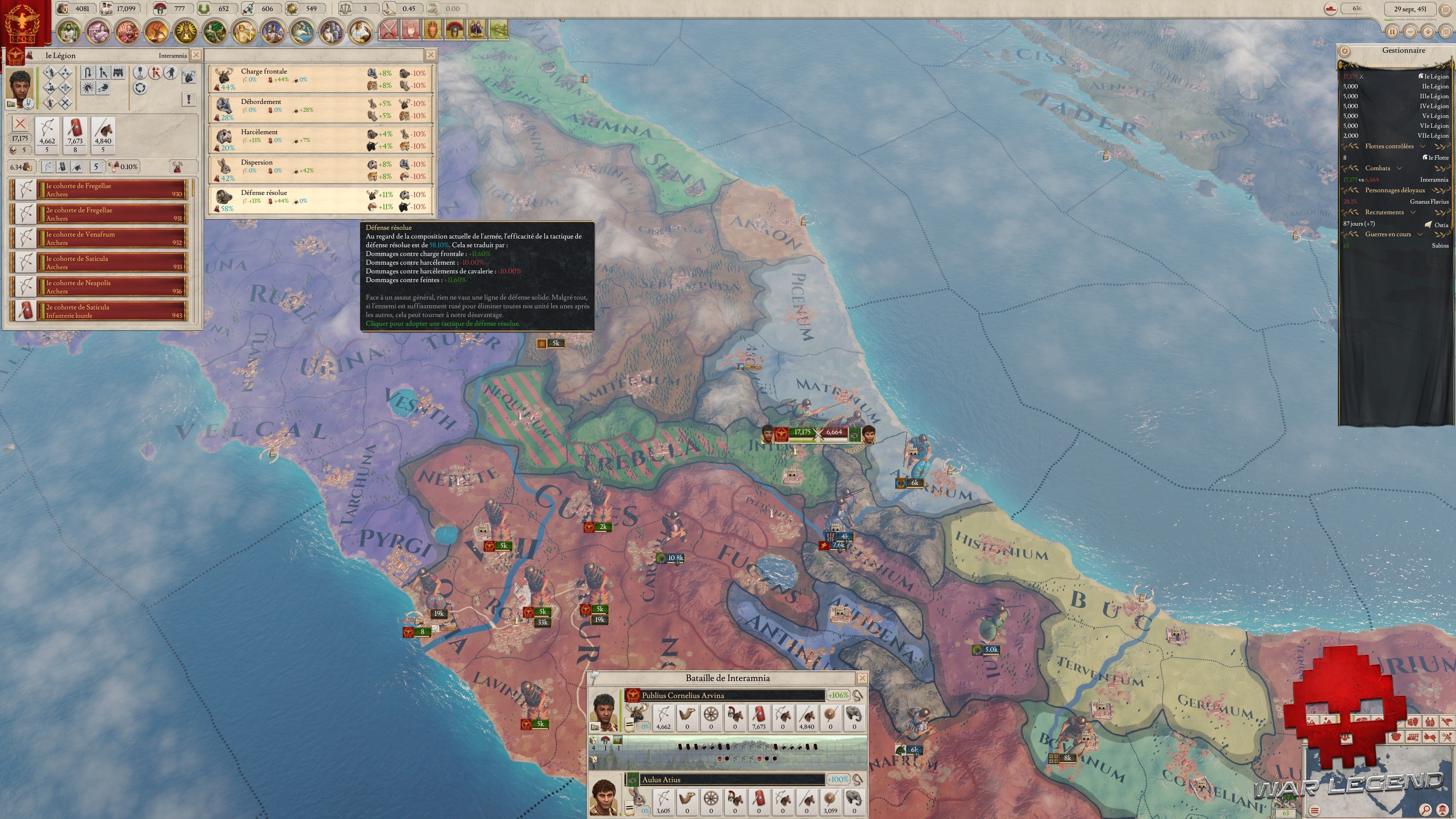Test Imperator: Rome - Choix de stratégie