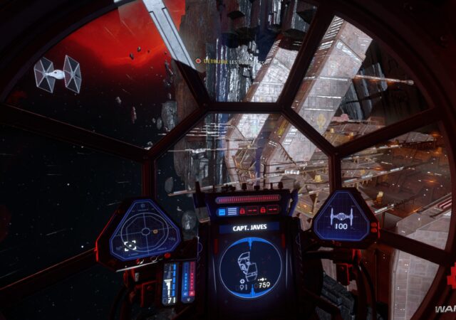 cockpit TIE Fighter