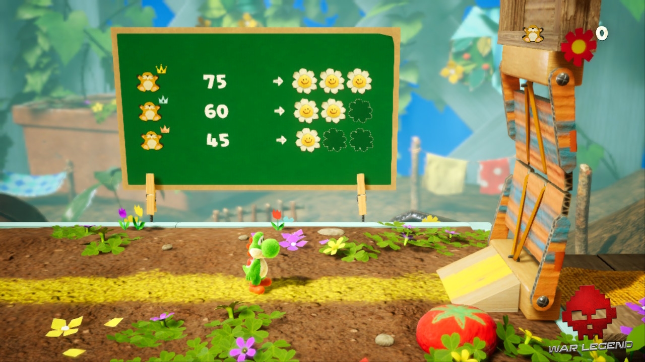 Test Yoshi's Crafted World - Un niveau spécial défi