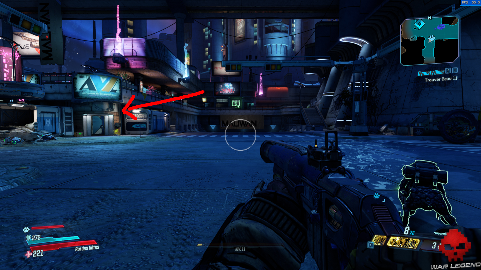 soluce borderlands 3 dynasty diner