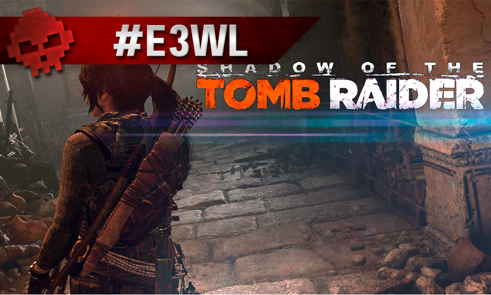 Lara Croft explore des ruines