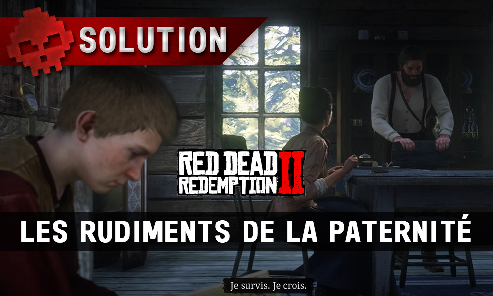 vignette solution red dead redemption 2 les rudiments de la paternité